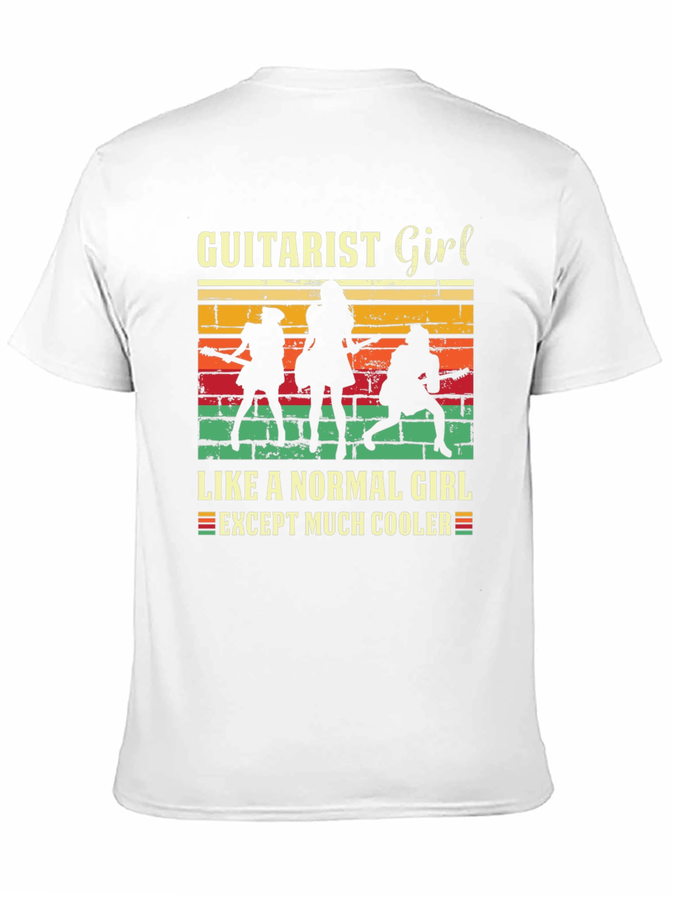 Guitarist Girl Tee: Rock & Roll Cool