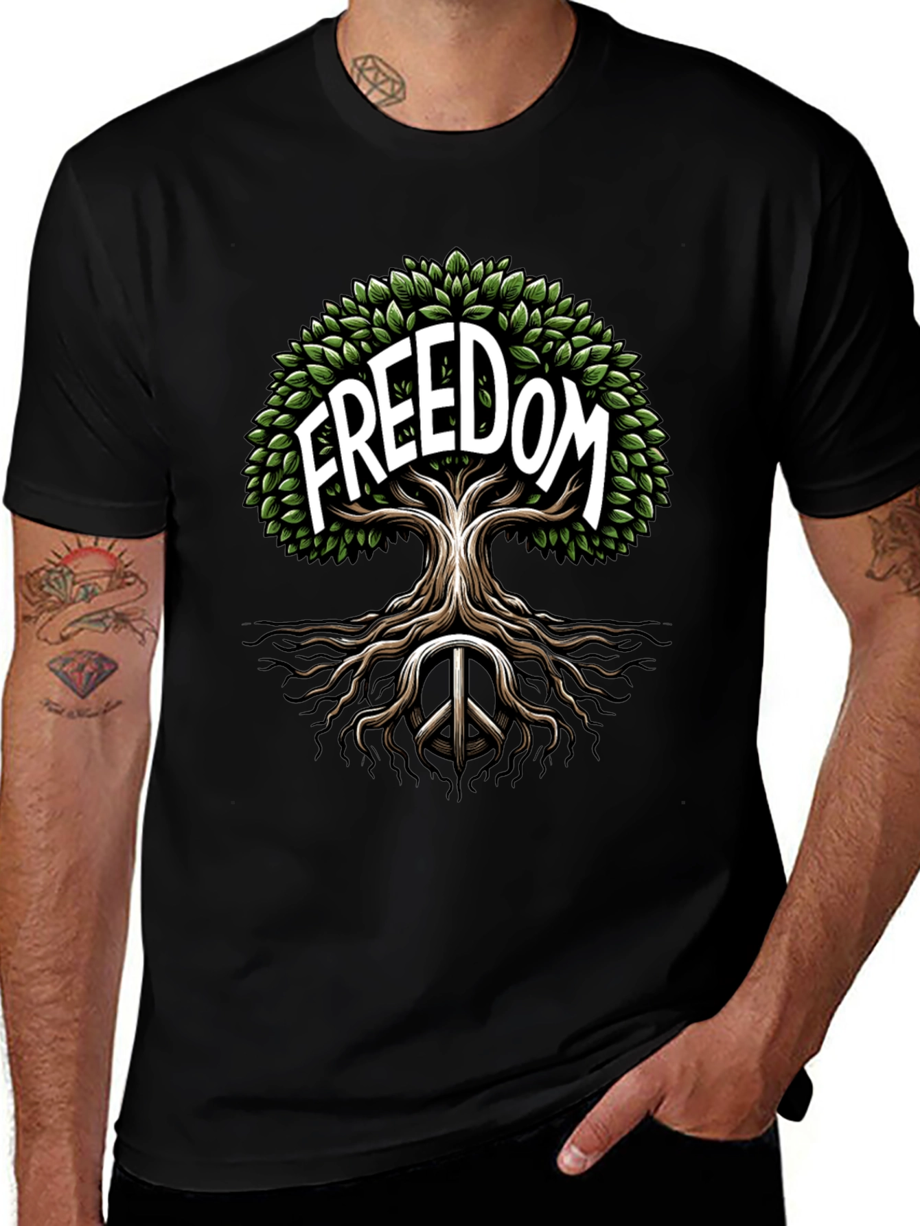 Freedom Tree Graphic T-Shirt