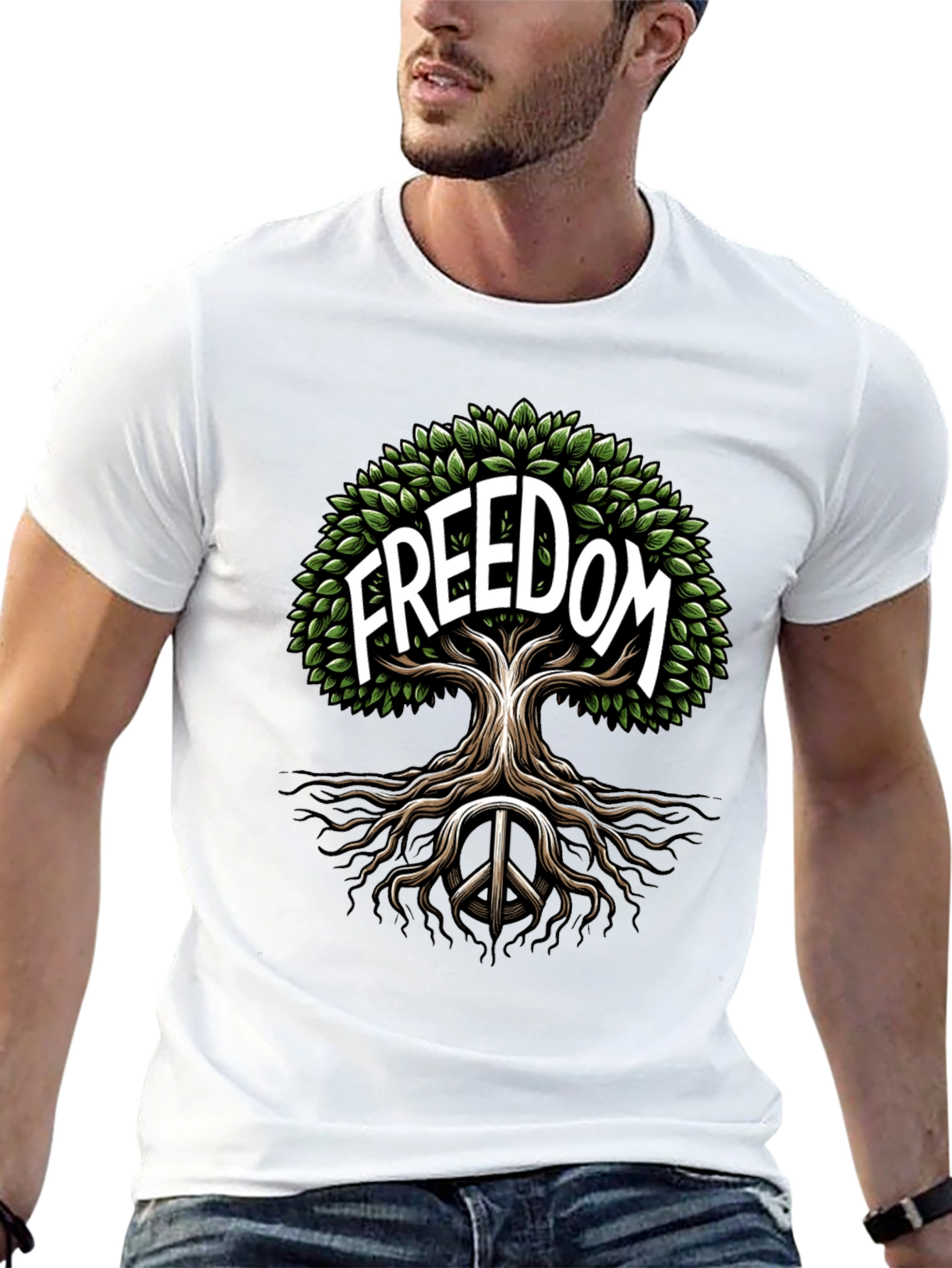Freedom Tree Graphic T-Shirt