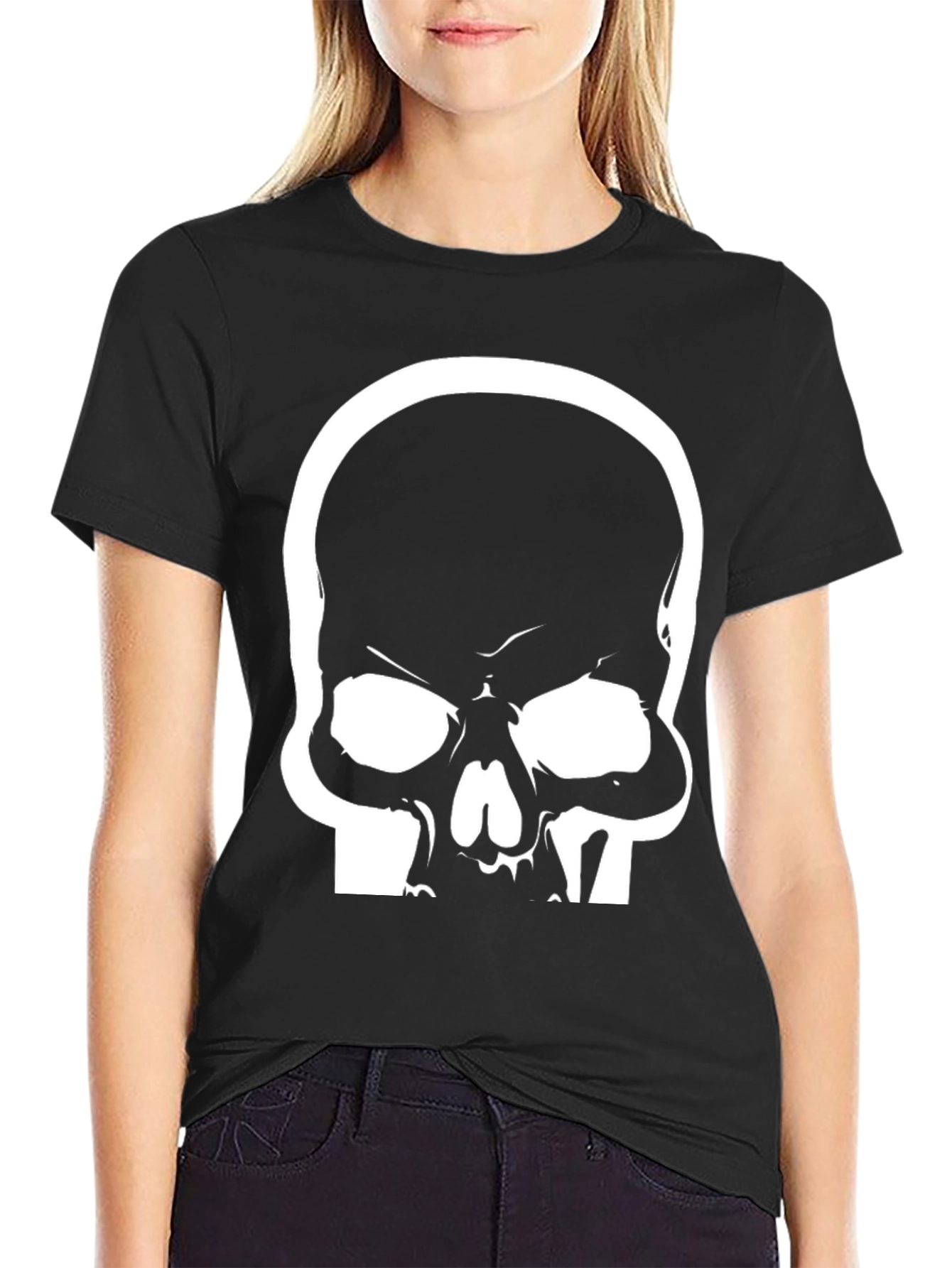 Skull Graphic Black T-Shirt