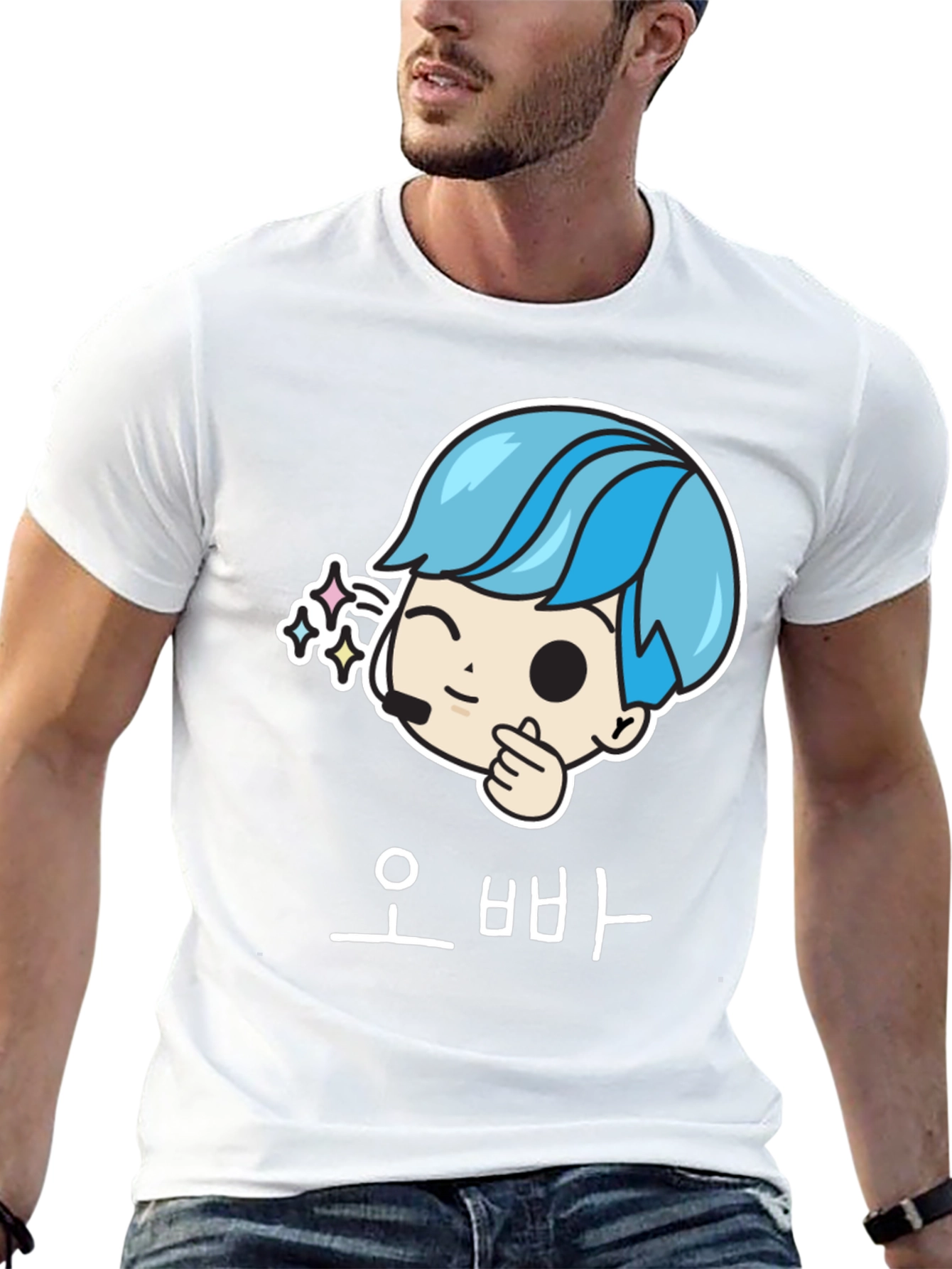 Oppa Korean T-Shirt - Kawaii K-Pop Style!