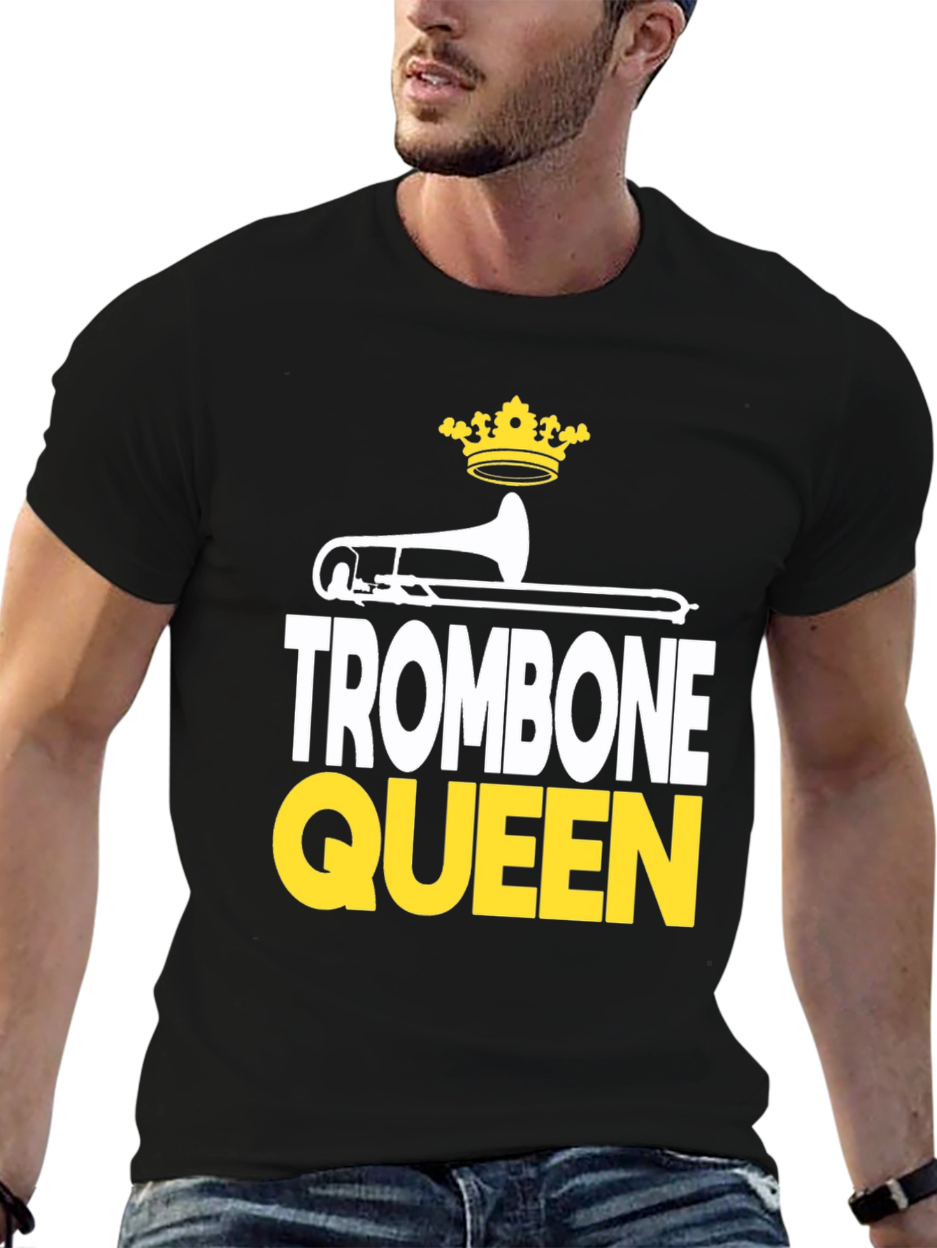Trombone Queen Graphic Tee - Band Lover Apparel