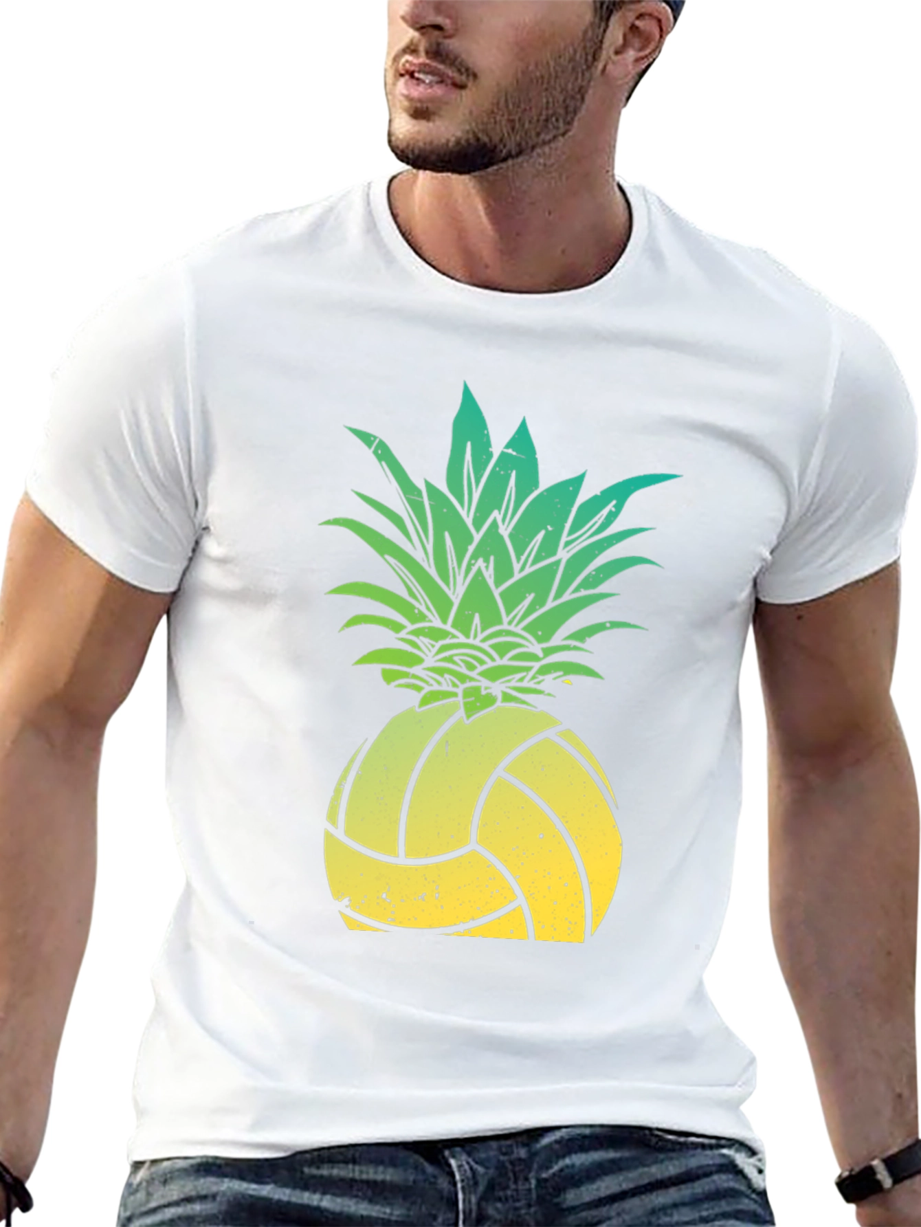 Pineapple Volleyball Graphic Tee - Unisex
