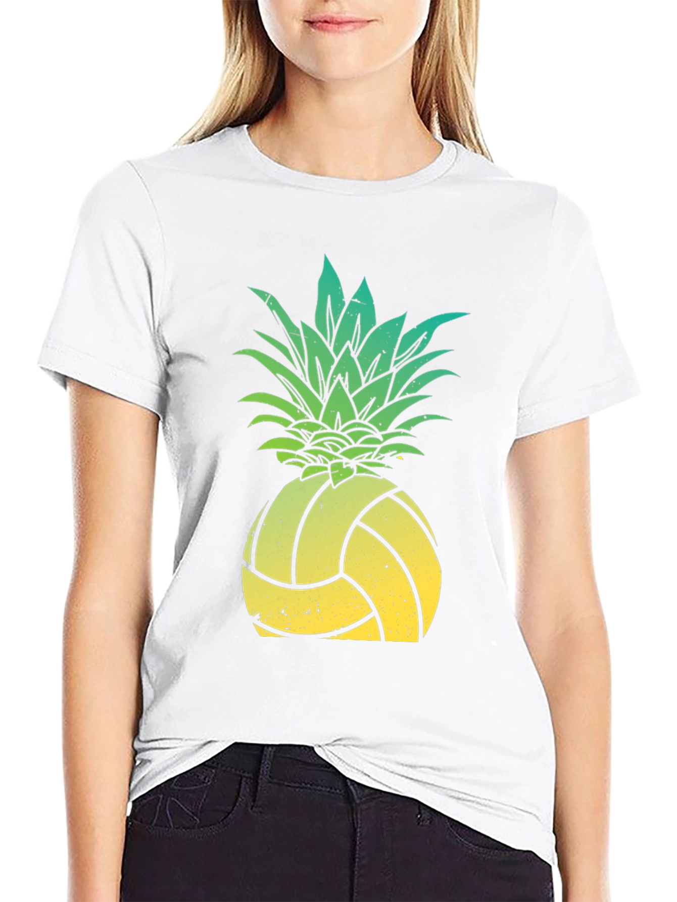 Pineapple Volleyball Graphic Tee - Unisex