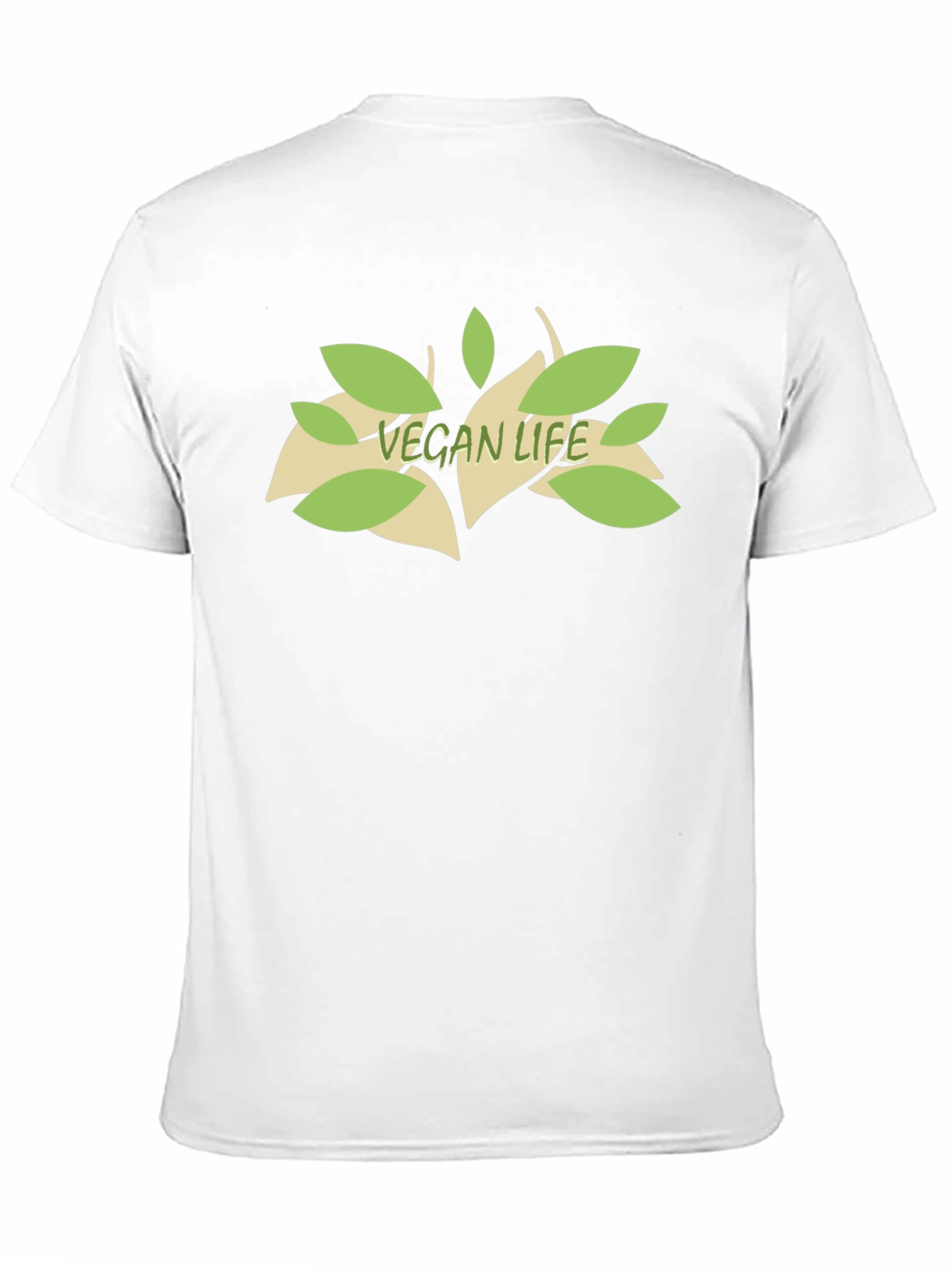 Vegan Life Tee - Black Cotton T-Shirt