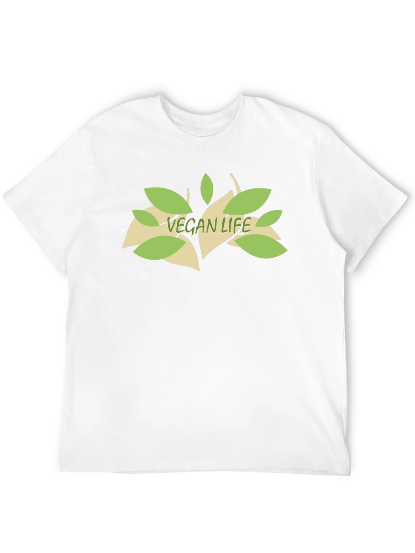 Vegan Life Tee - Black Cotton T-Shirt