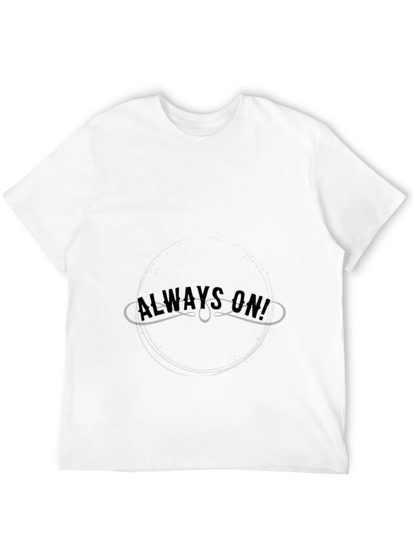 Always On Black Graphic T-Shirt