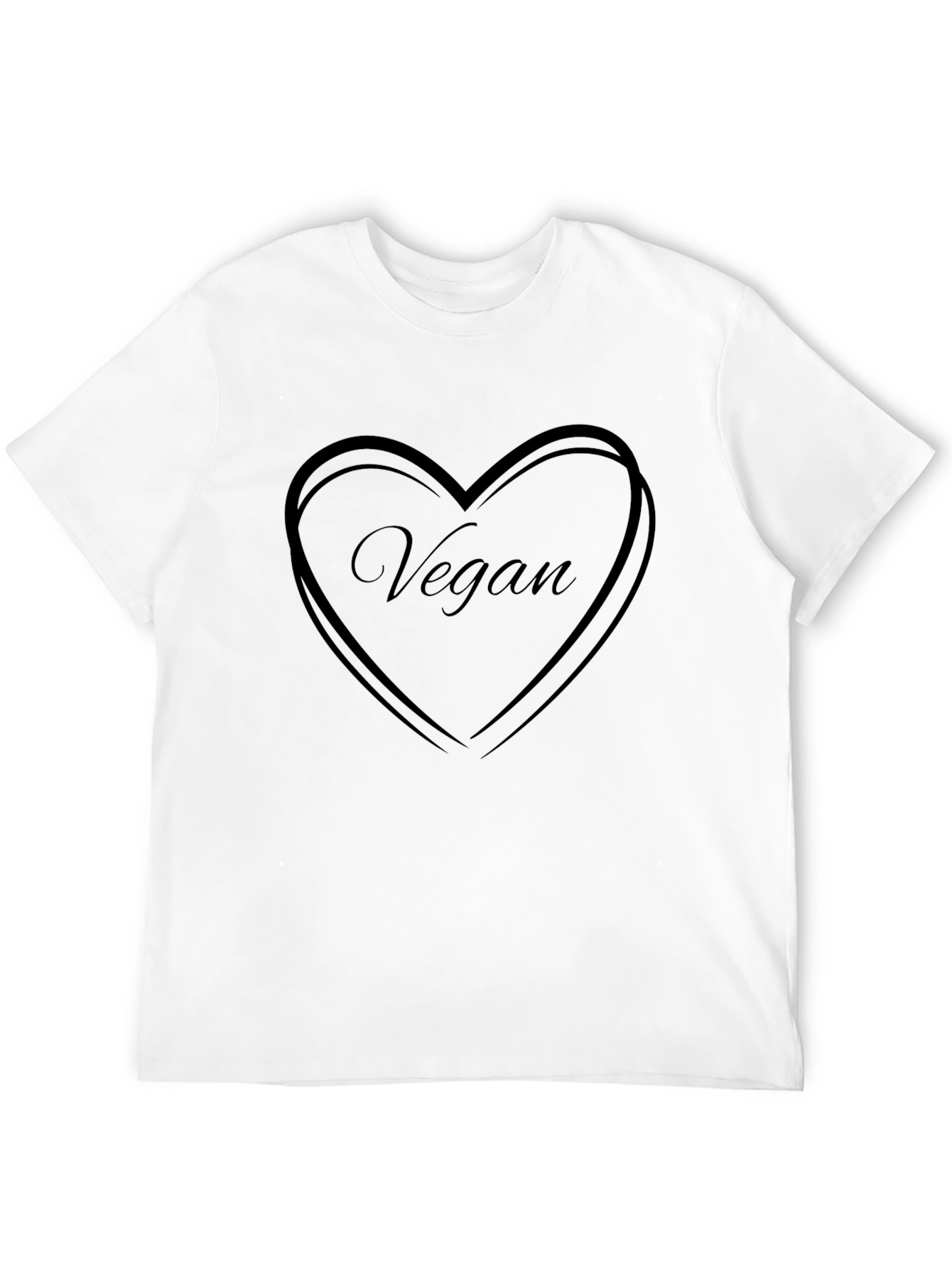 Vegan Heart T-Shirt - Show Your Love!