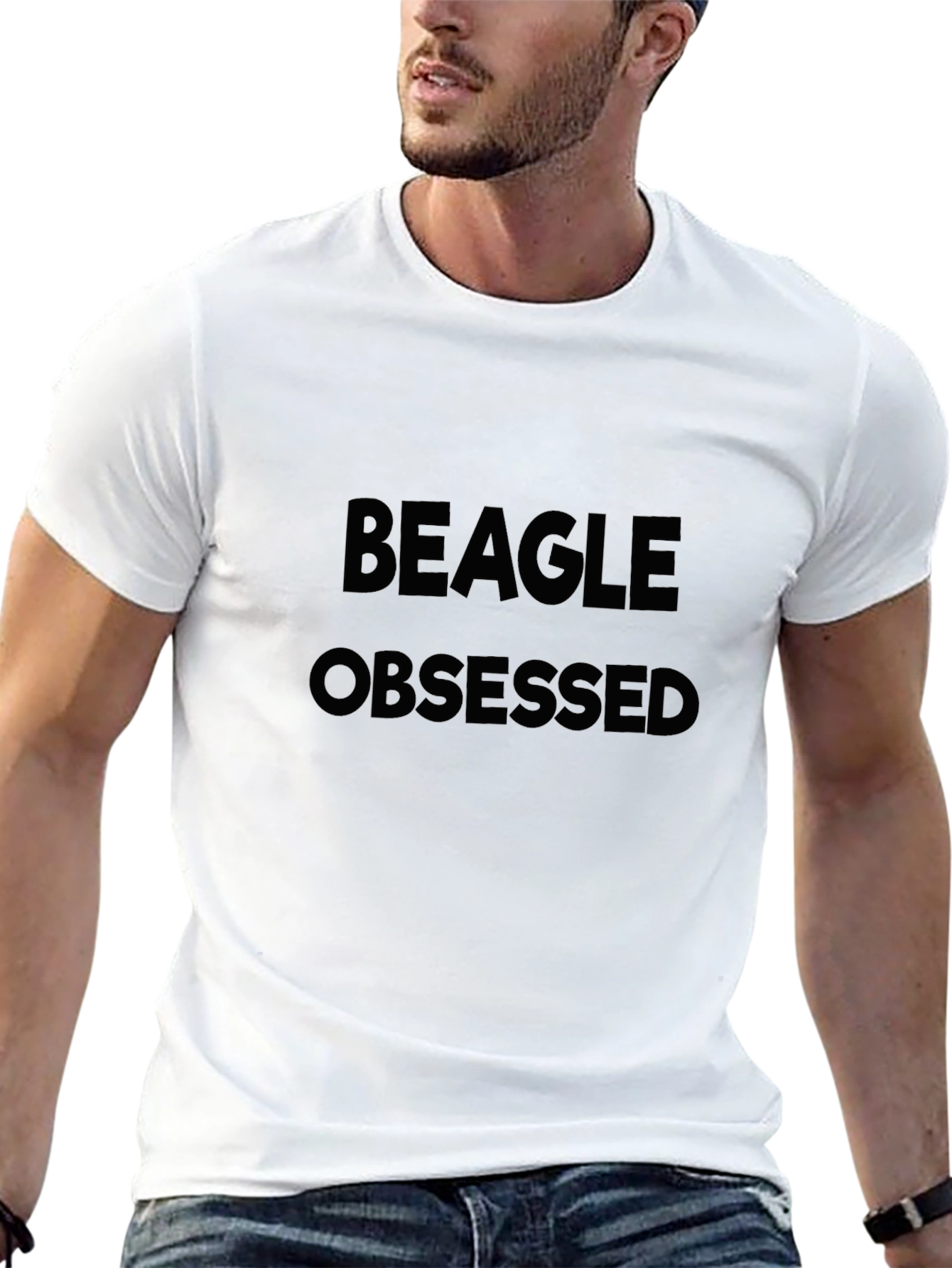 Beagle Obsessed Graphic T-Shirt