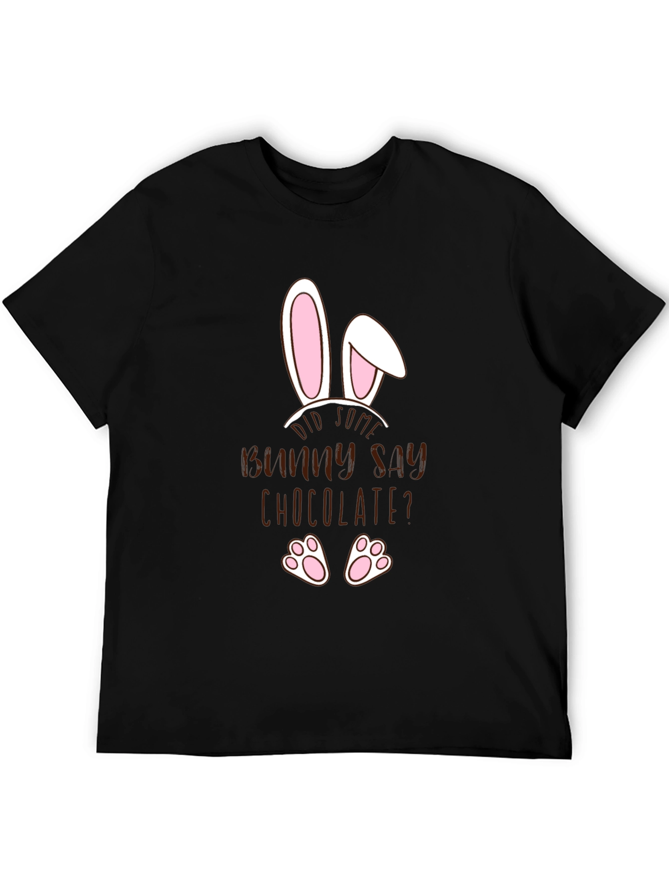 Funny Easter Bunny Chocolate Mens T-Shirt