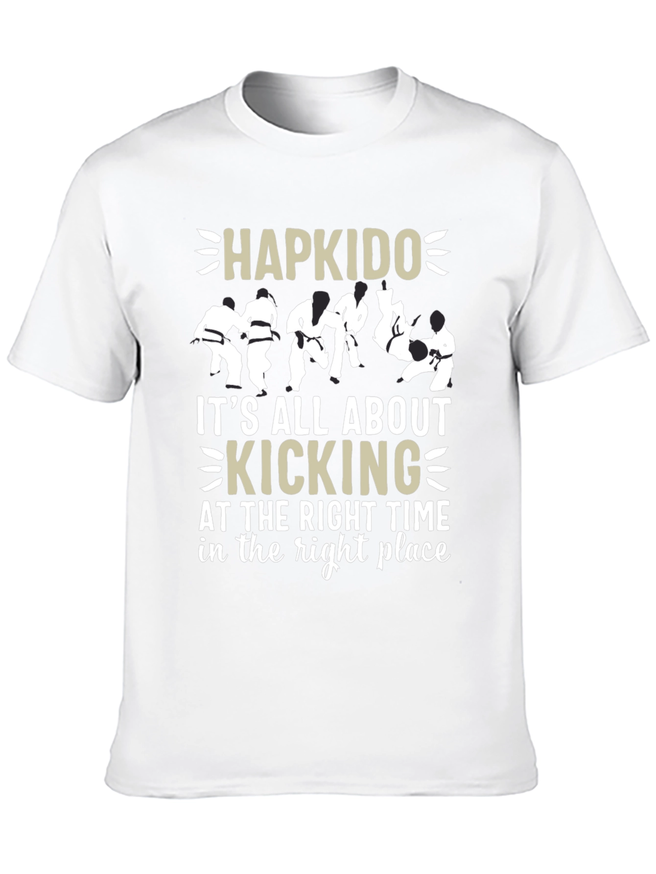 Hapkido Kicking T-Shirt - Martial Arts Design