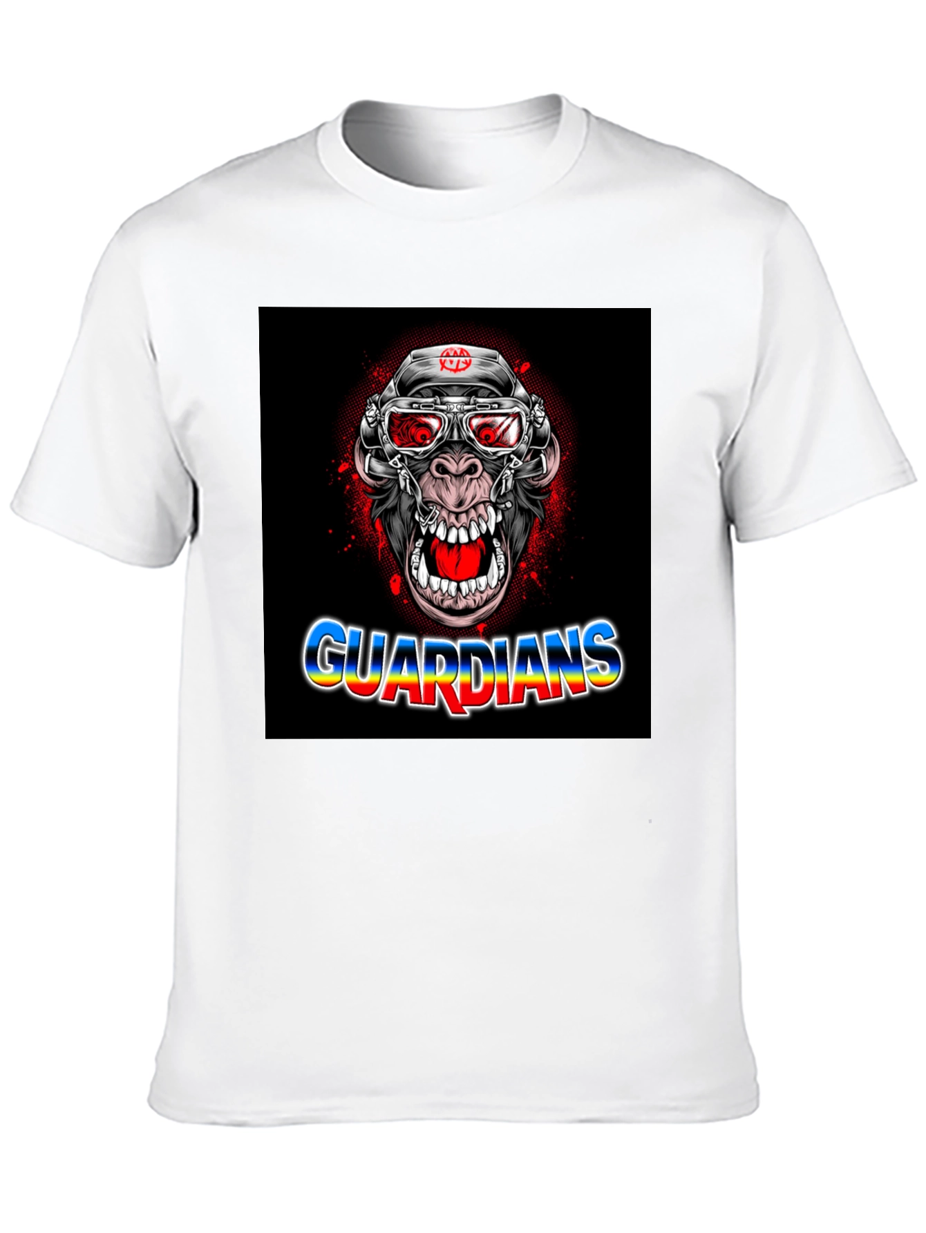 Guardians Ape Graphic Black T-Shirt