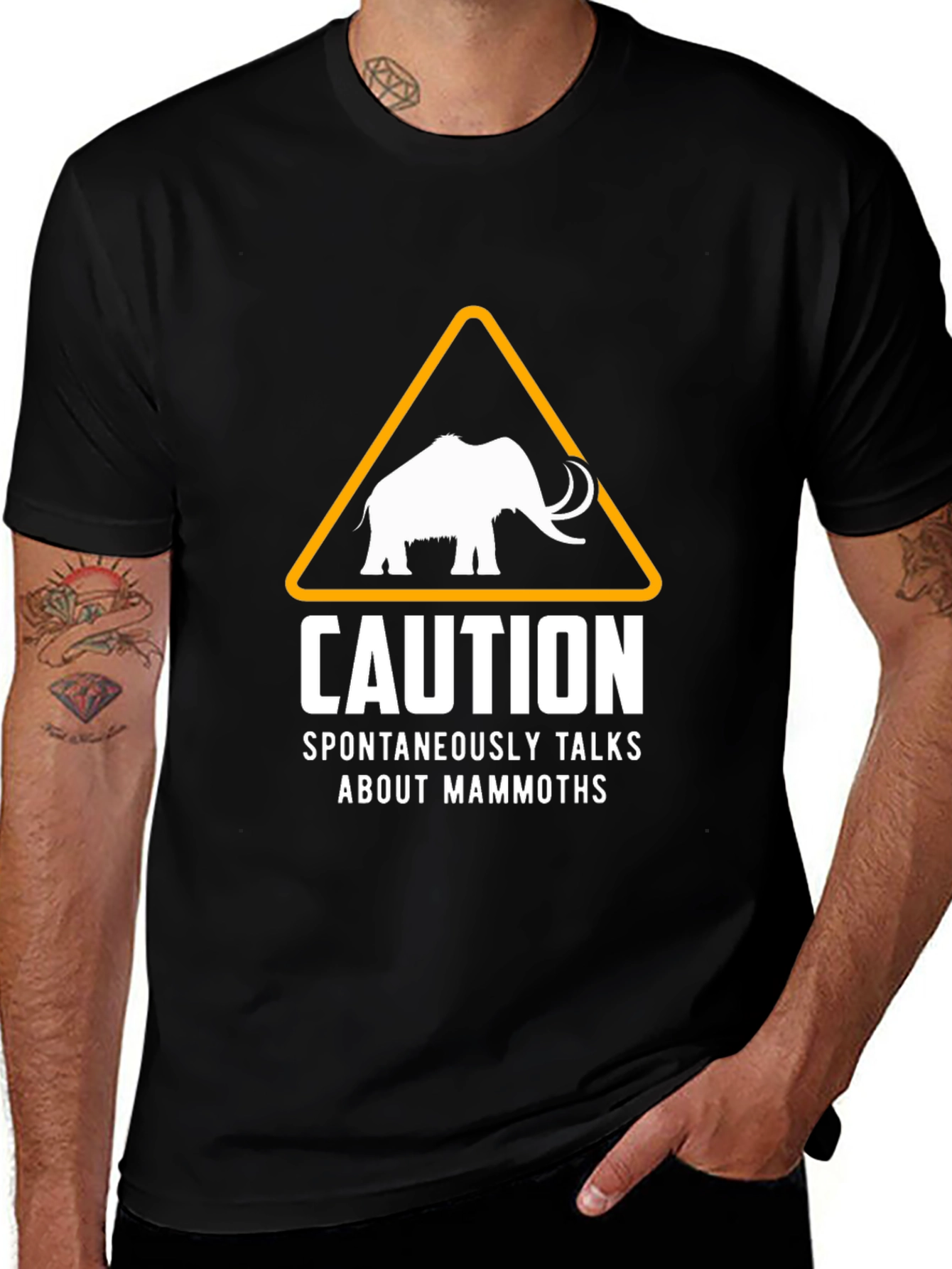Caution Talks About Mammoths T-Shirt
