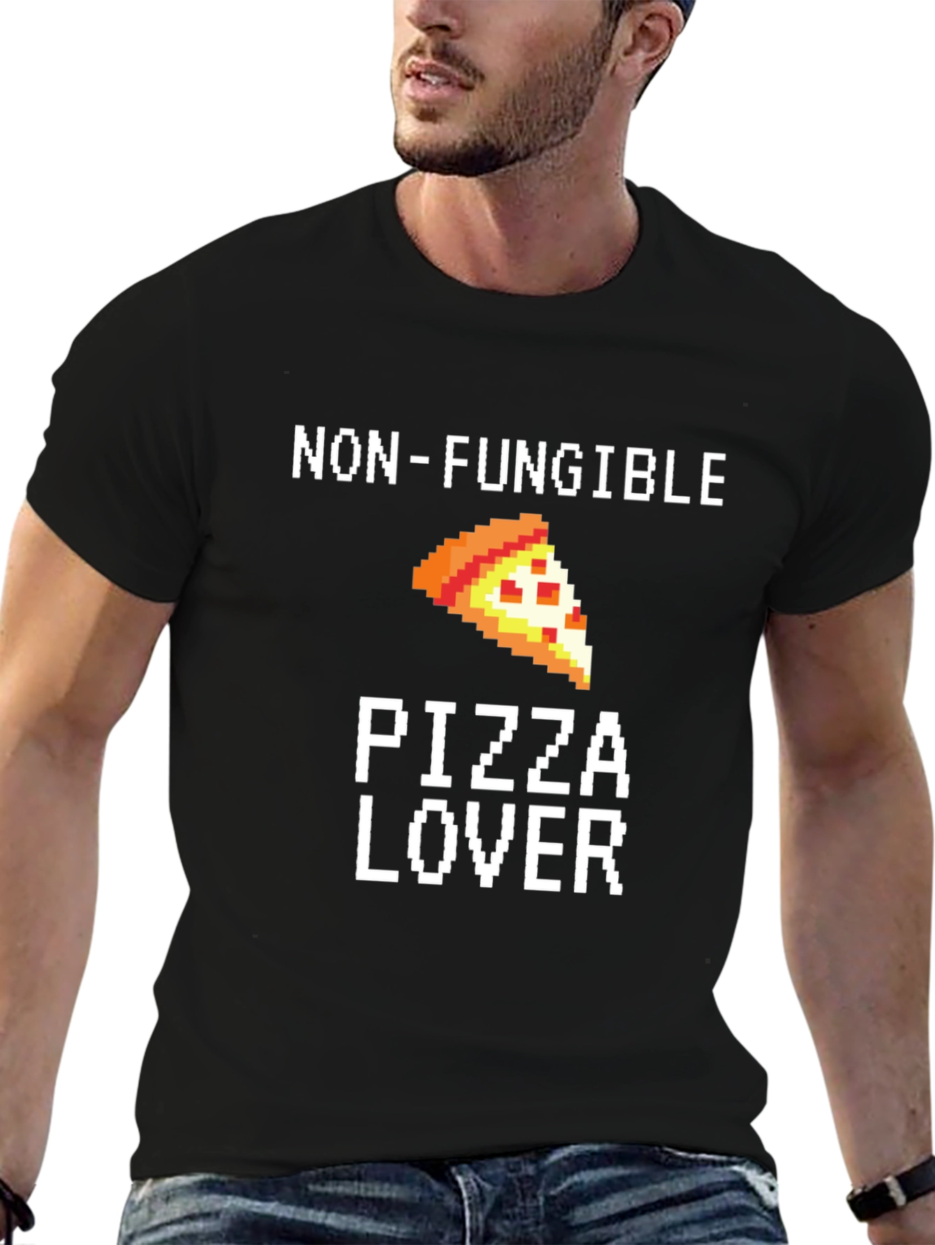 Non-Fungible Pizza Lover Graphic Tee