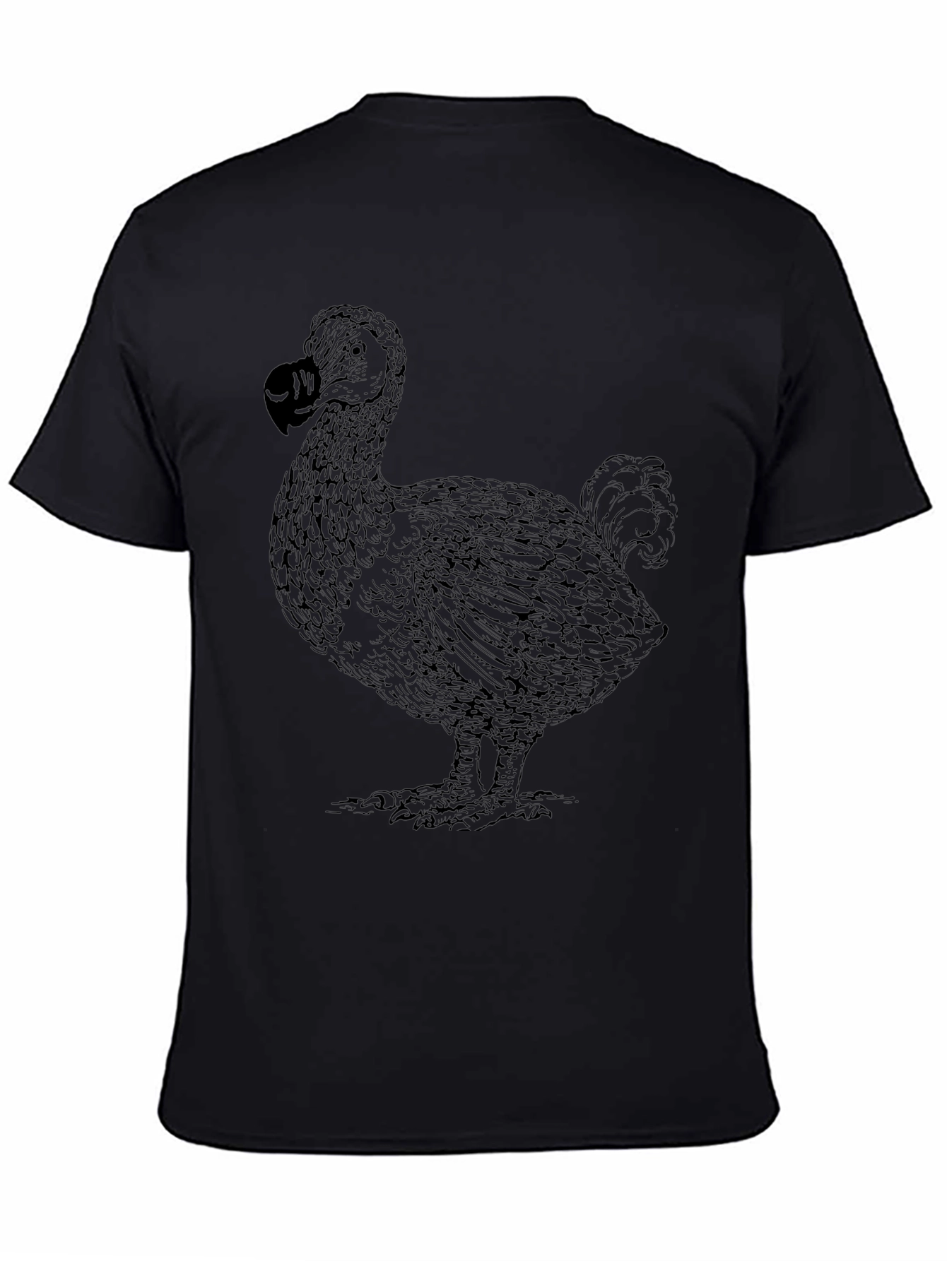 Dodo Bird Graphic Tee - Black Unisex T-Shirt