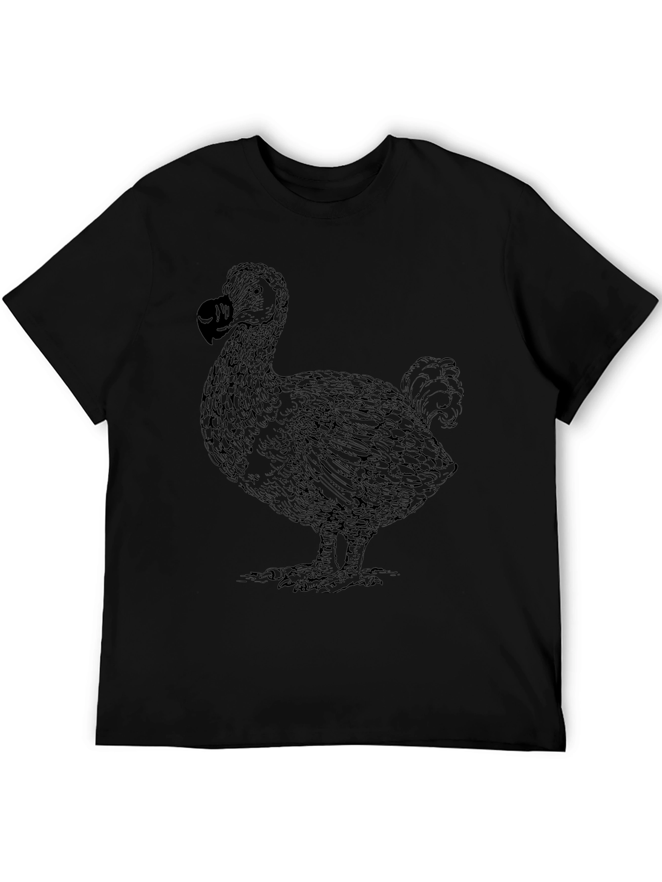 Dodo Bird Graphic Tee - Black Unisex T-Shirt