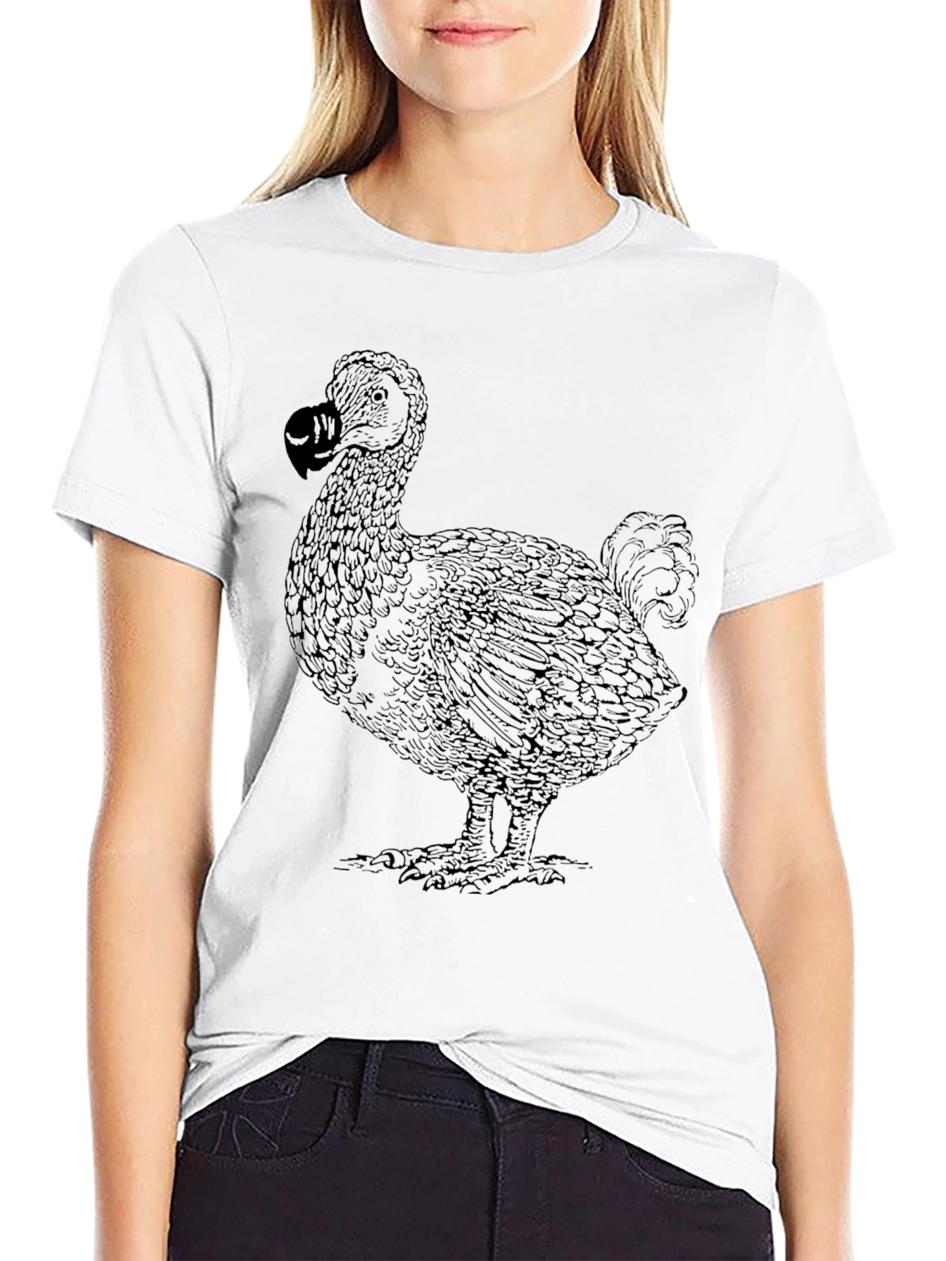 Dodo Bird Graphic Tee - Black Unisex T-Shirt