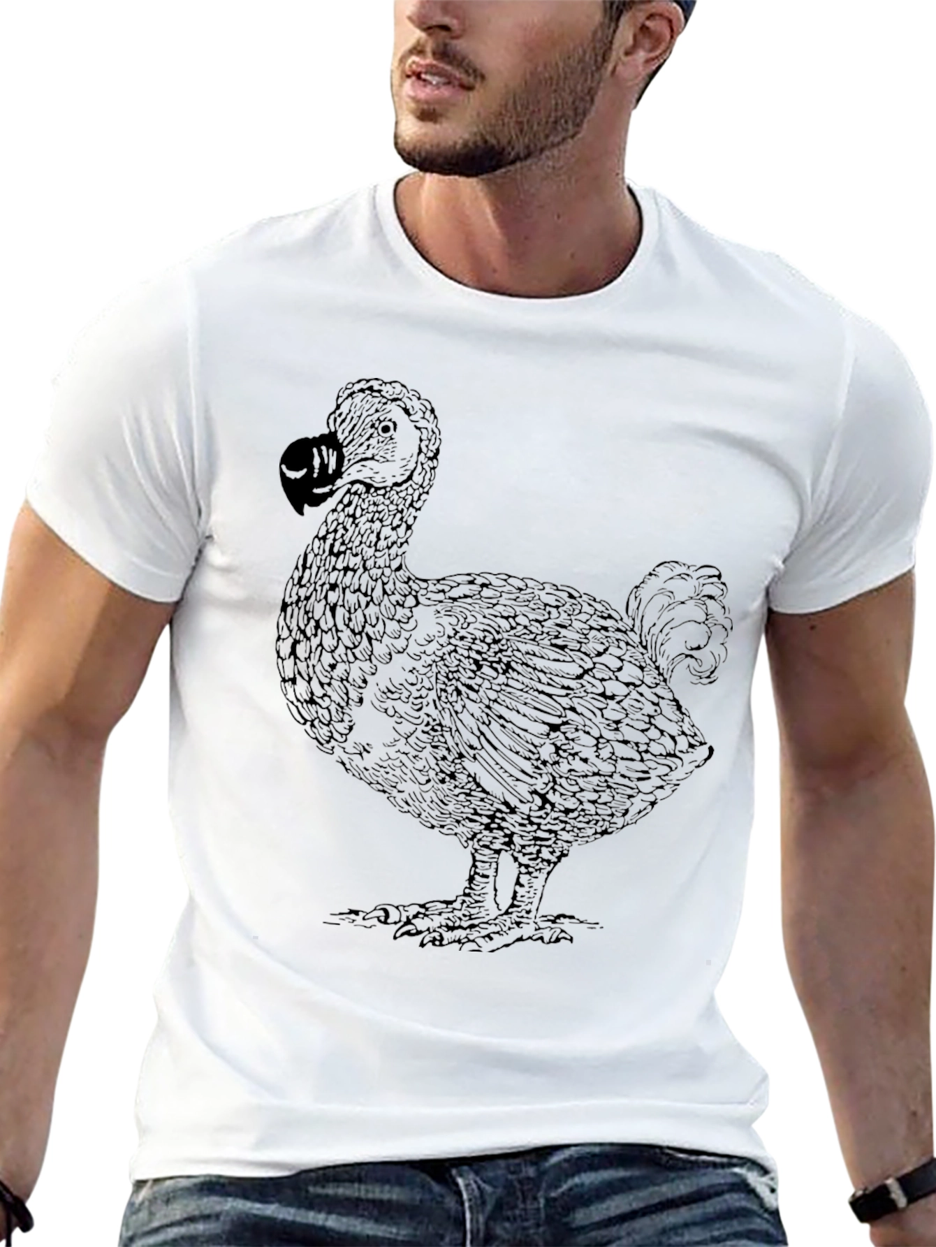 Dodo Bird Graphic Tee - Black Unisex T-Shirt