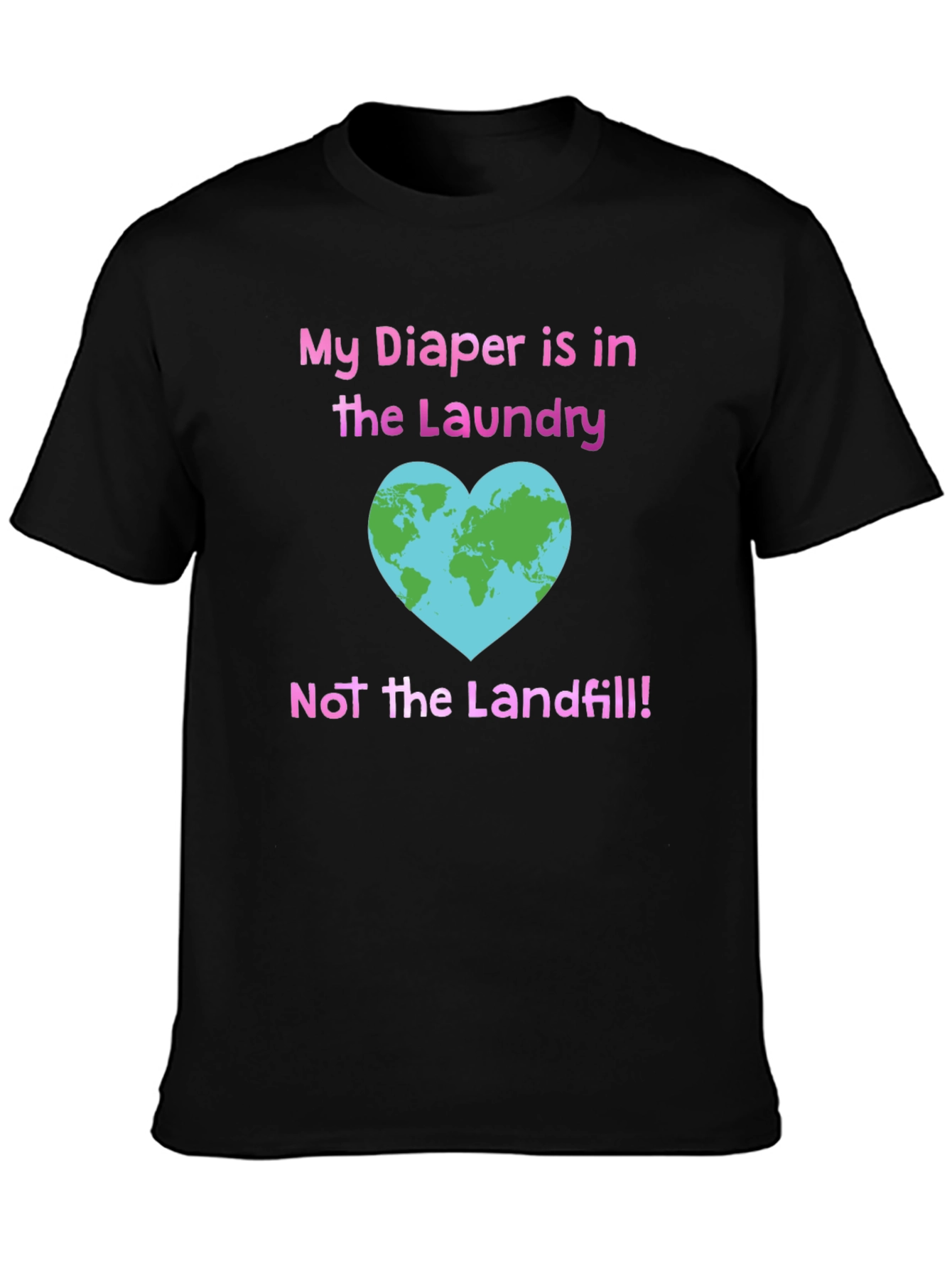 Eco-Friendly Diaper Laundry T-Shirt