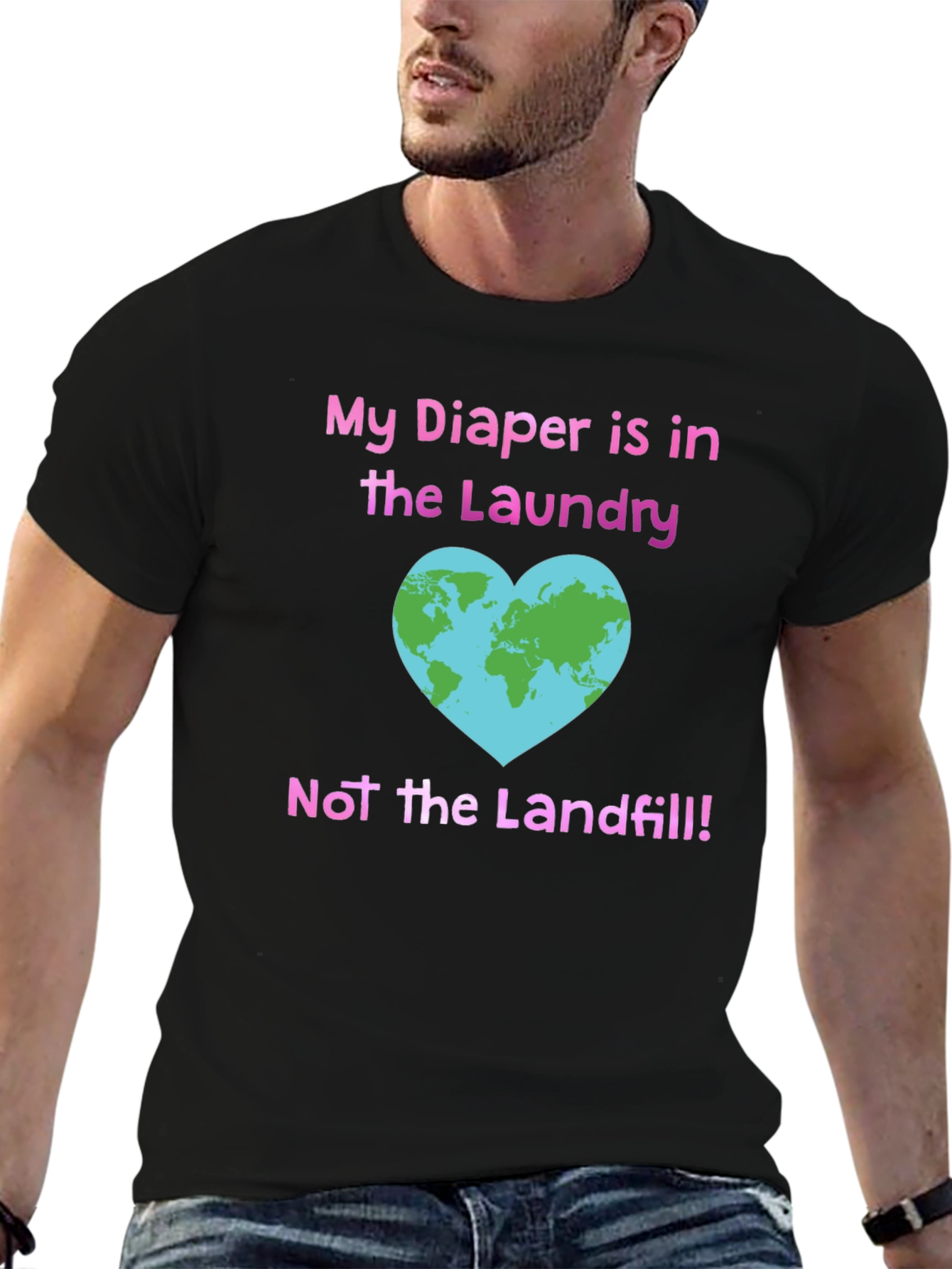 Eco-Friendly Diaper Laundry T-Shirt