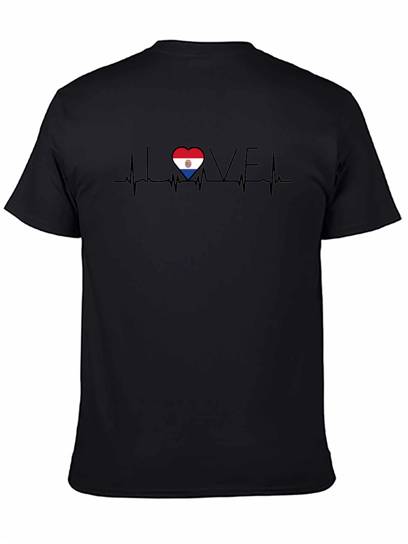 Paraguay Heartbeat Love T-Shirt
