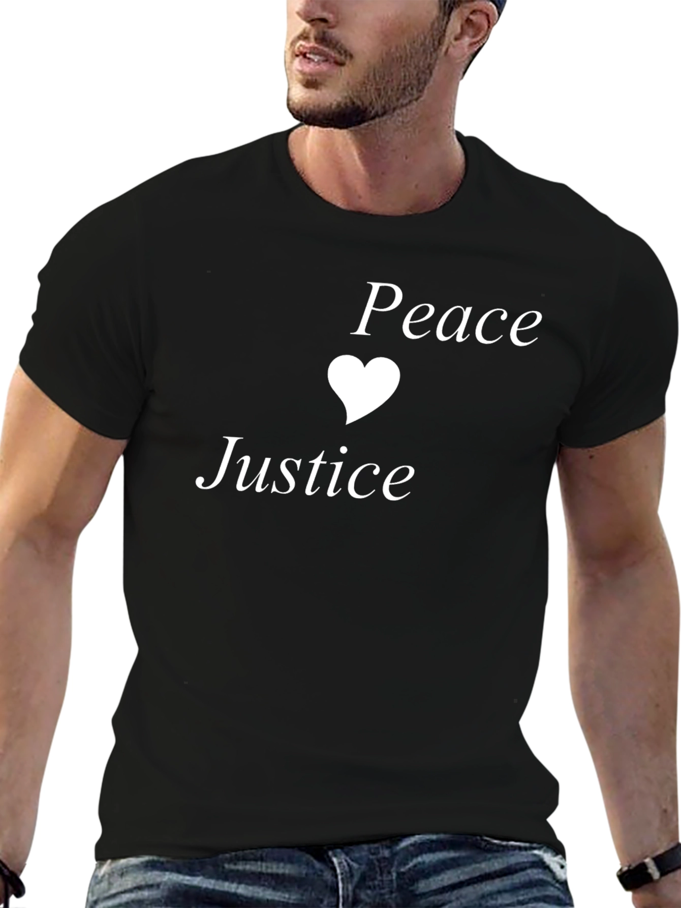 Peace Justice T-Shirt - Soft Cotton Blend
