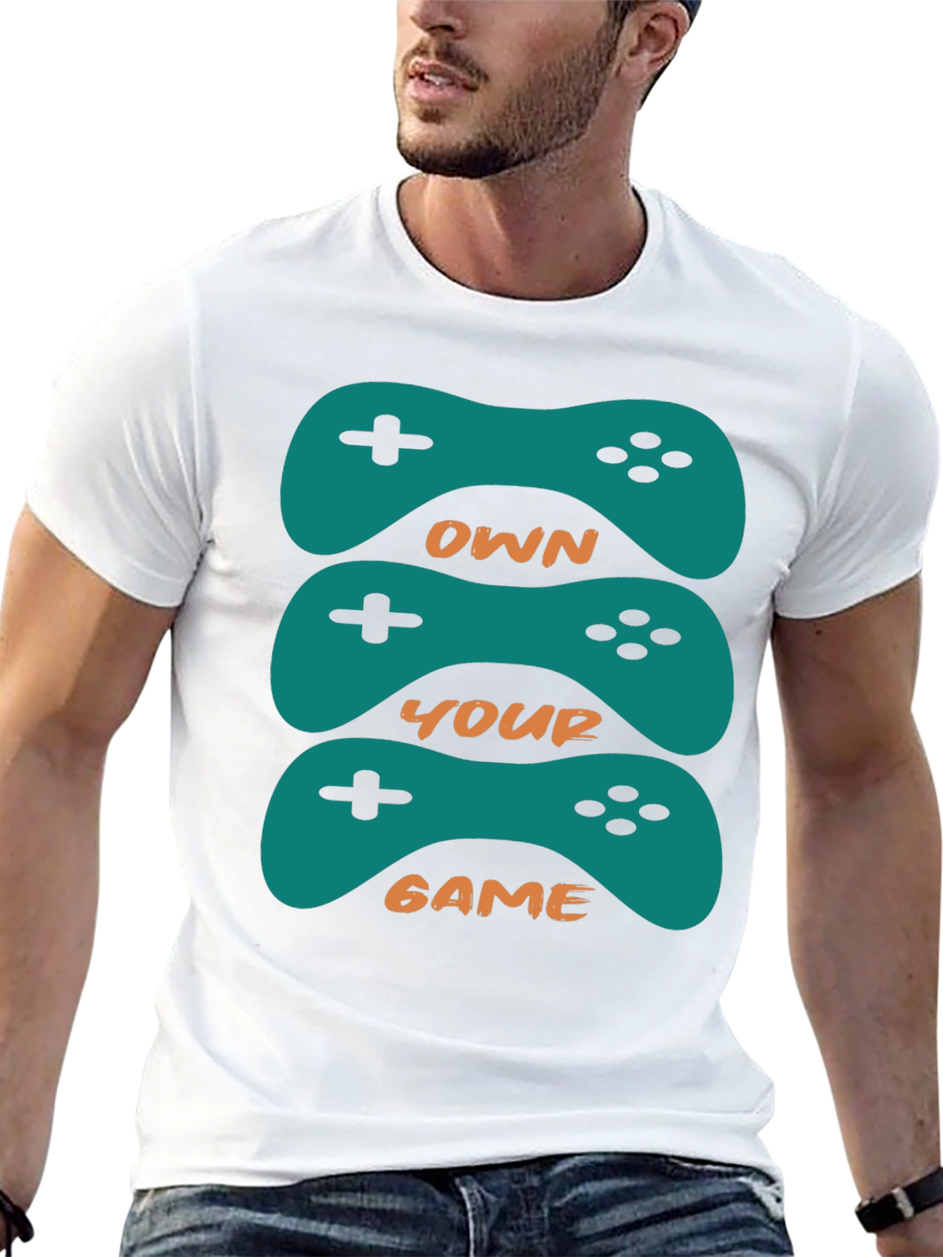 Own Your Game Graphic Tee - Gamer Style Shirt