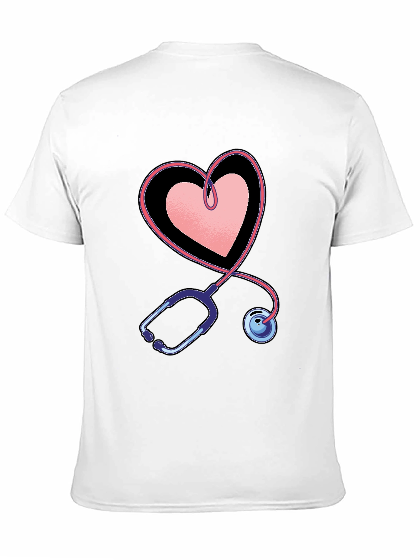 Heart Stethoscope Graphic Tee - Medical Love