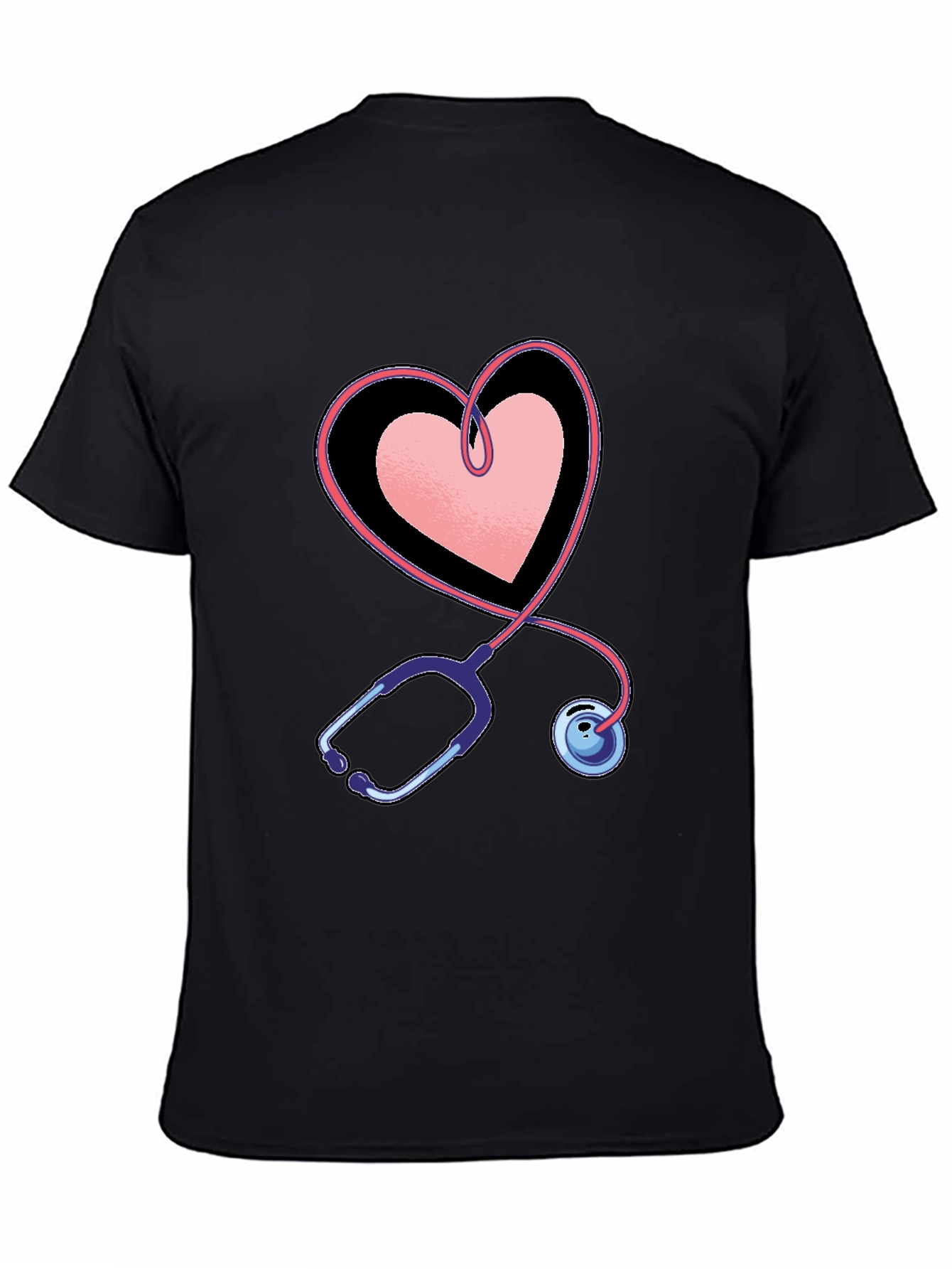 Heart Stethoscope Graphic Tee - Medical Love