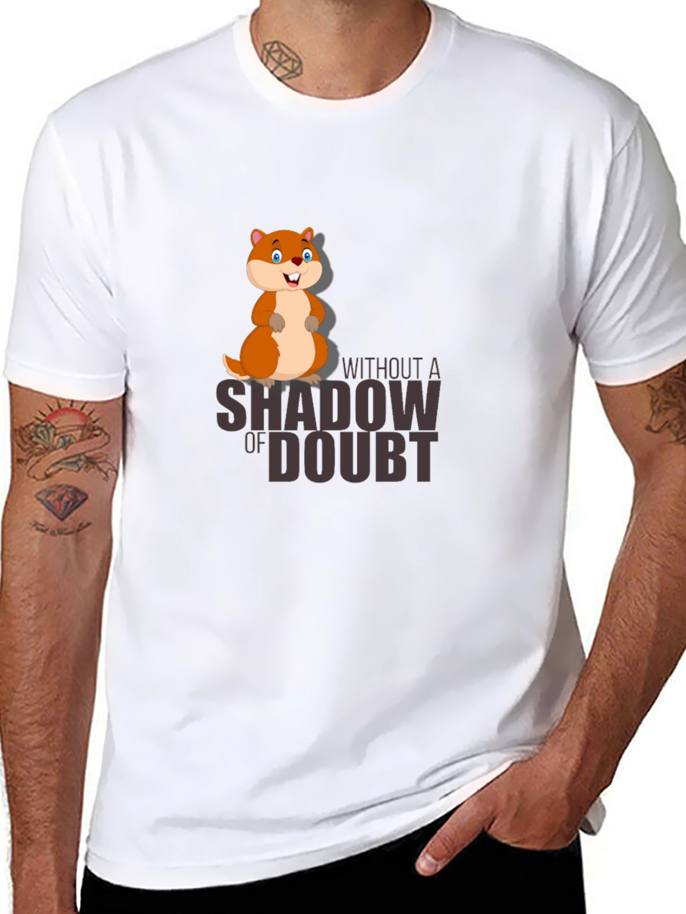 Shadow of Doubt Black Graphic Tee