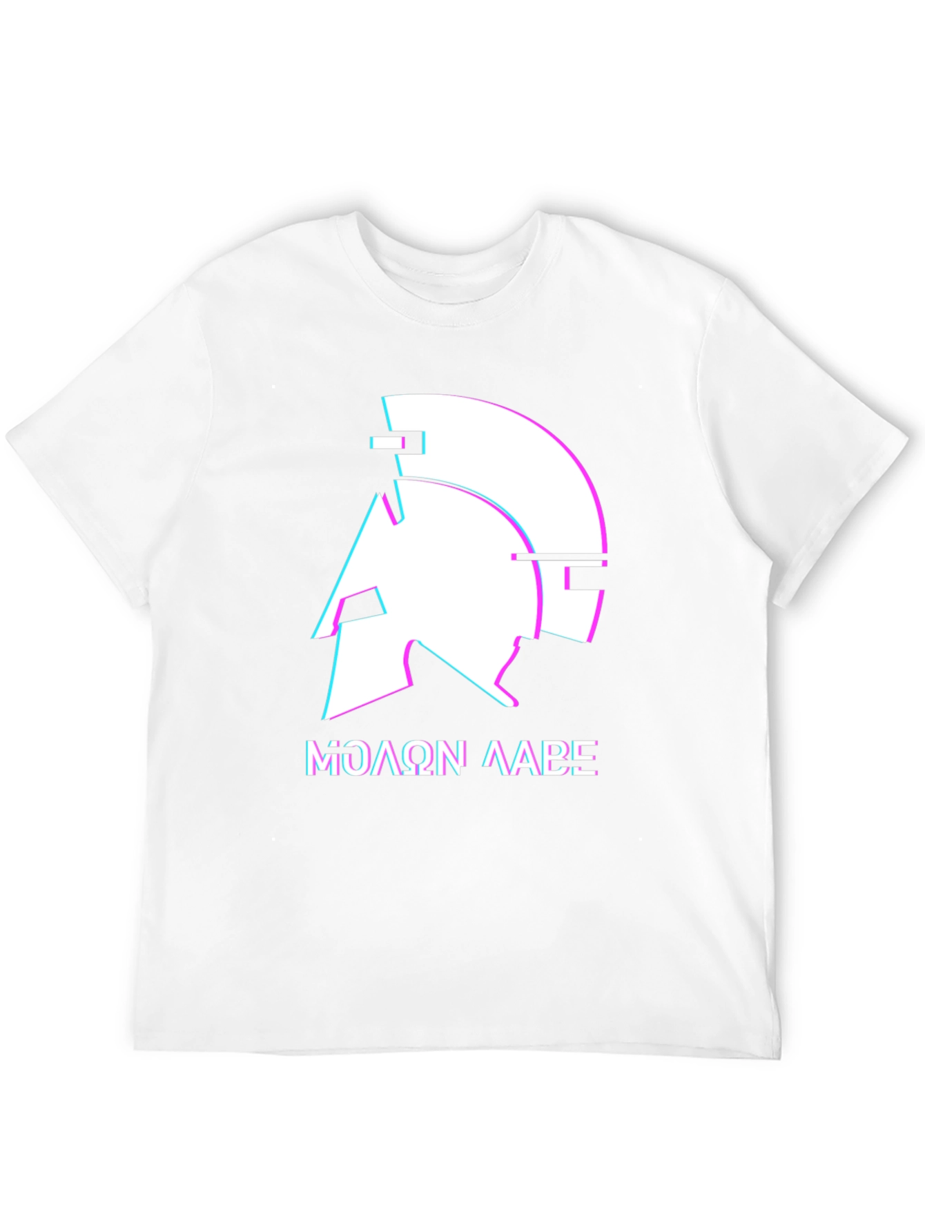 Molon Labe Spartan Helmet Graphic Tee