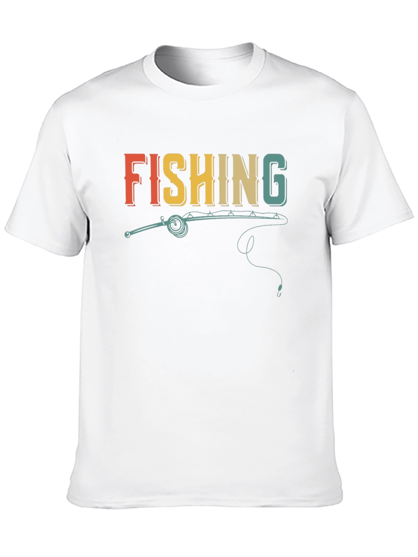 Retro Fishing T-Shirt - Novelty Graphic Tee