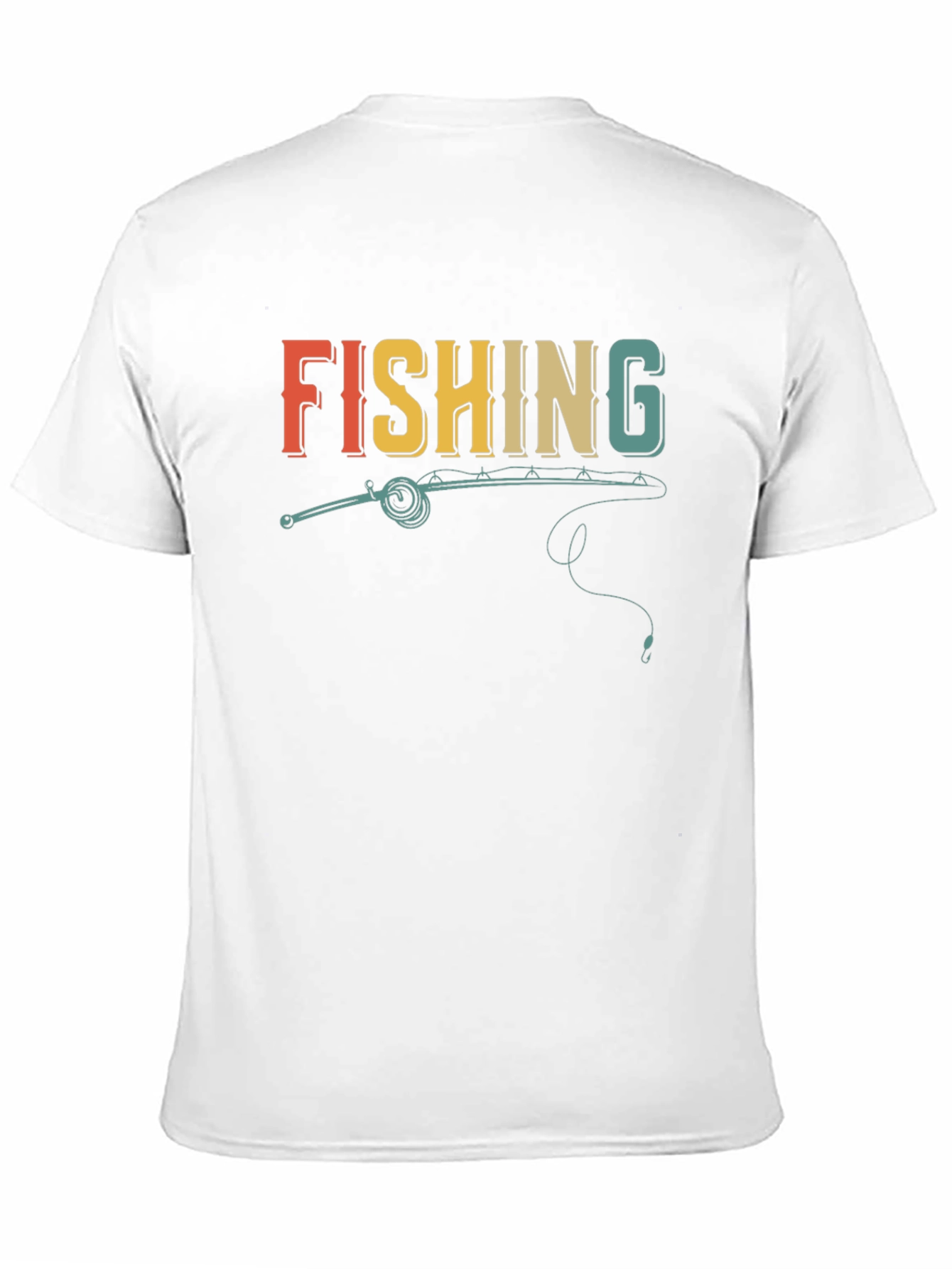 Retro Fishing T-Shirt - Novelty Graphic Tee