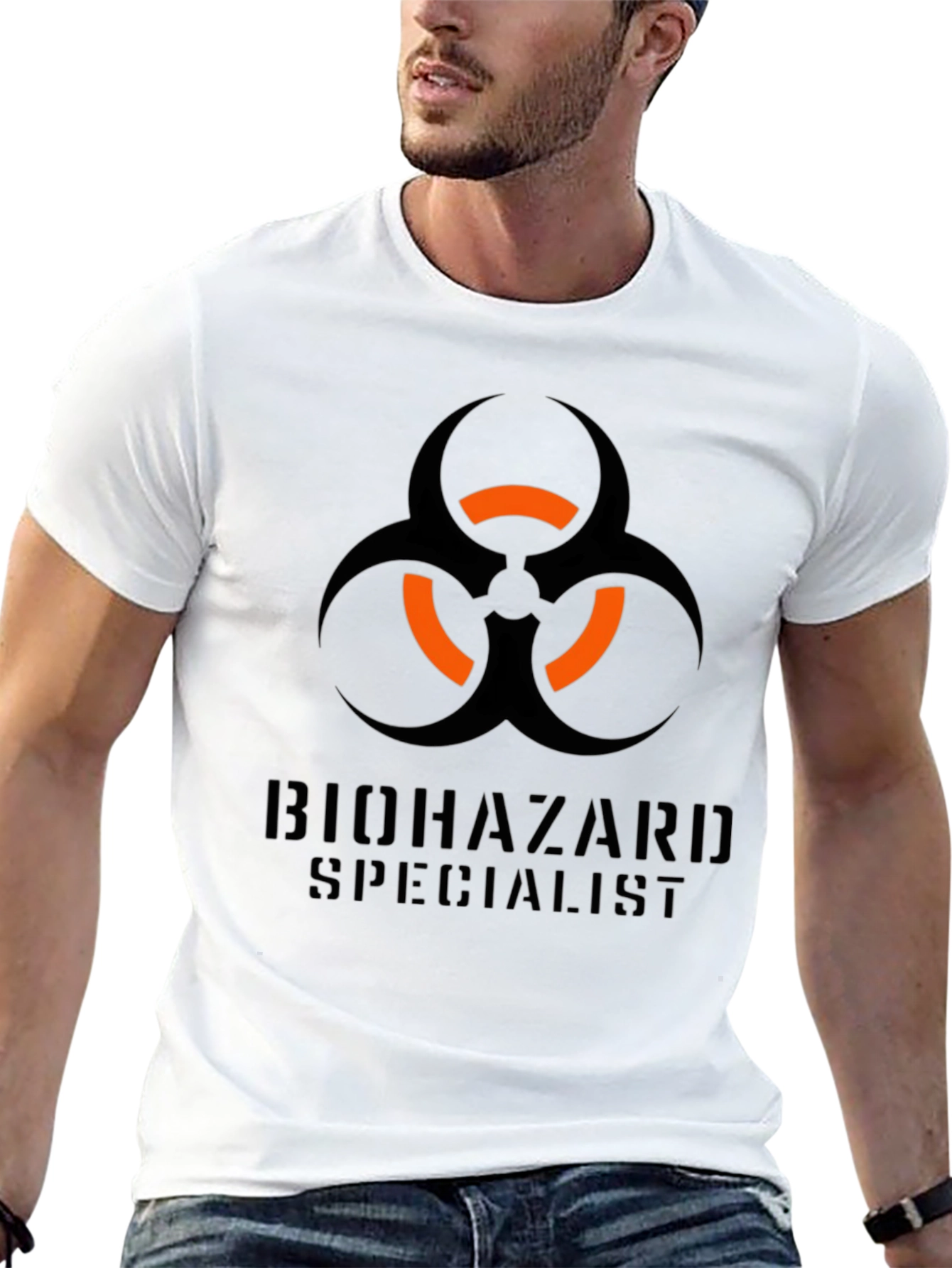 Biohazard Specialist Graphic Tee - Black