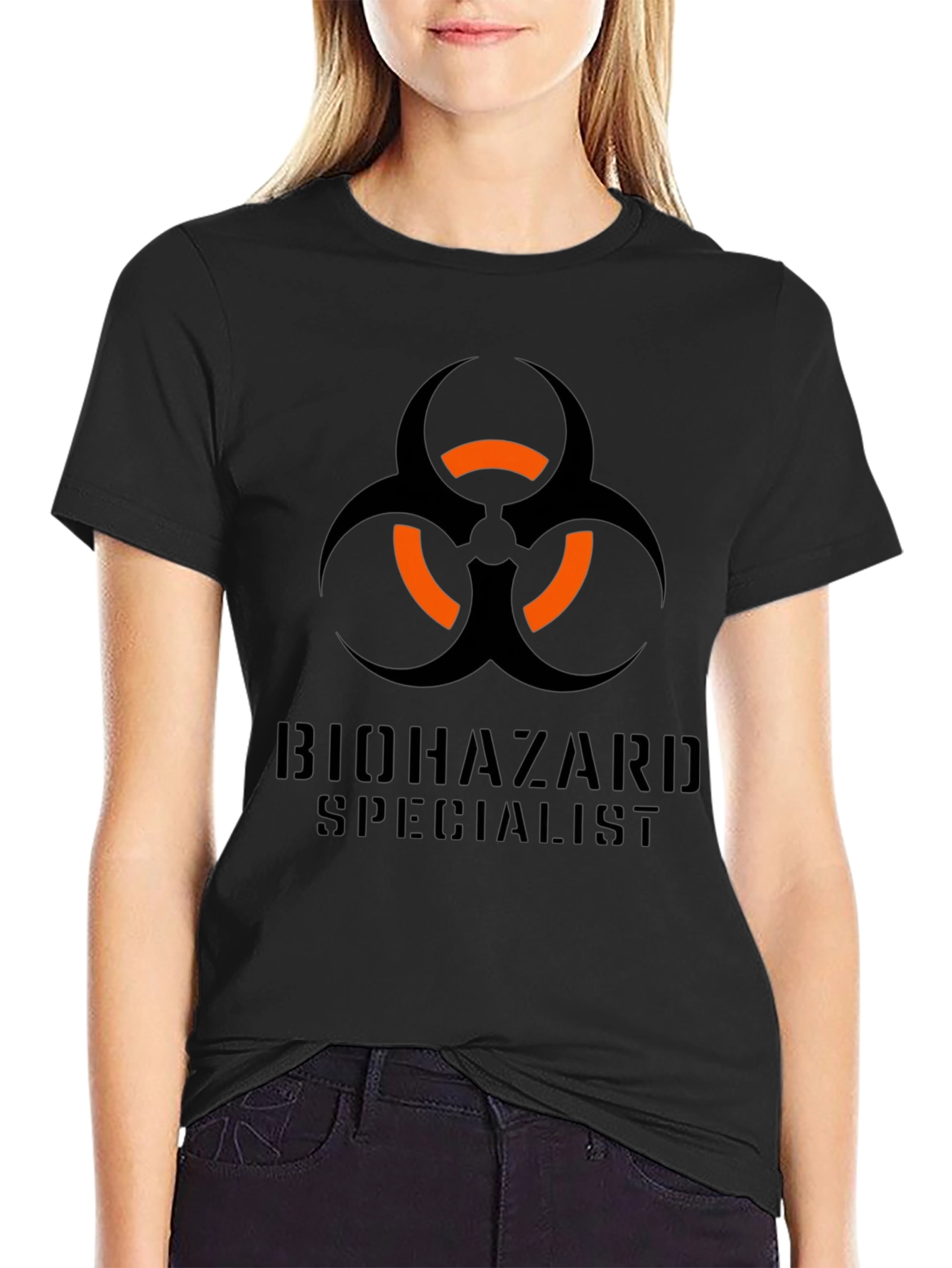Biohazard Specialist Graphic Tee - Black