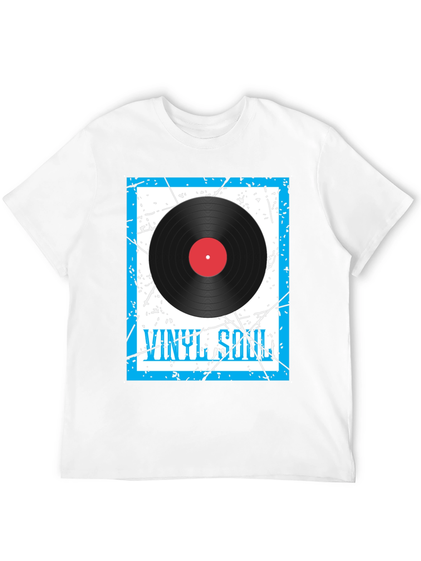 Vinyl Soul Graphic Tee - Music Lover T-Shirt