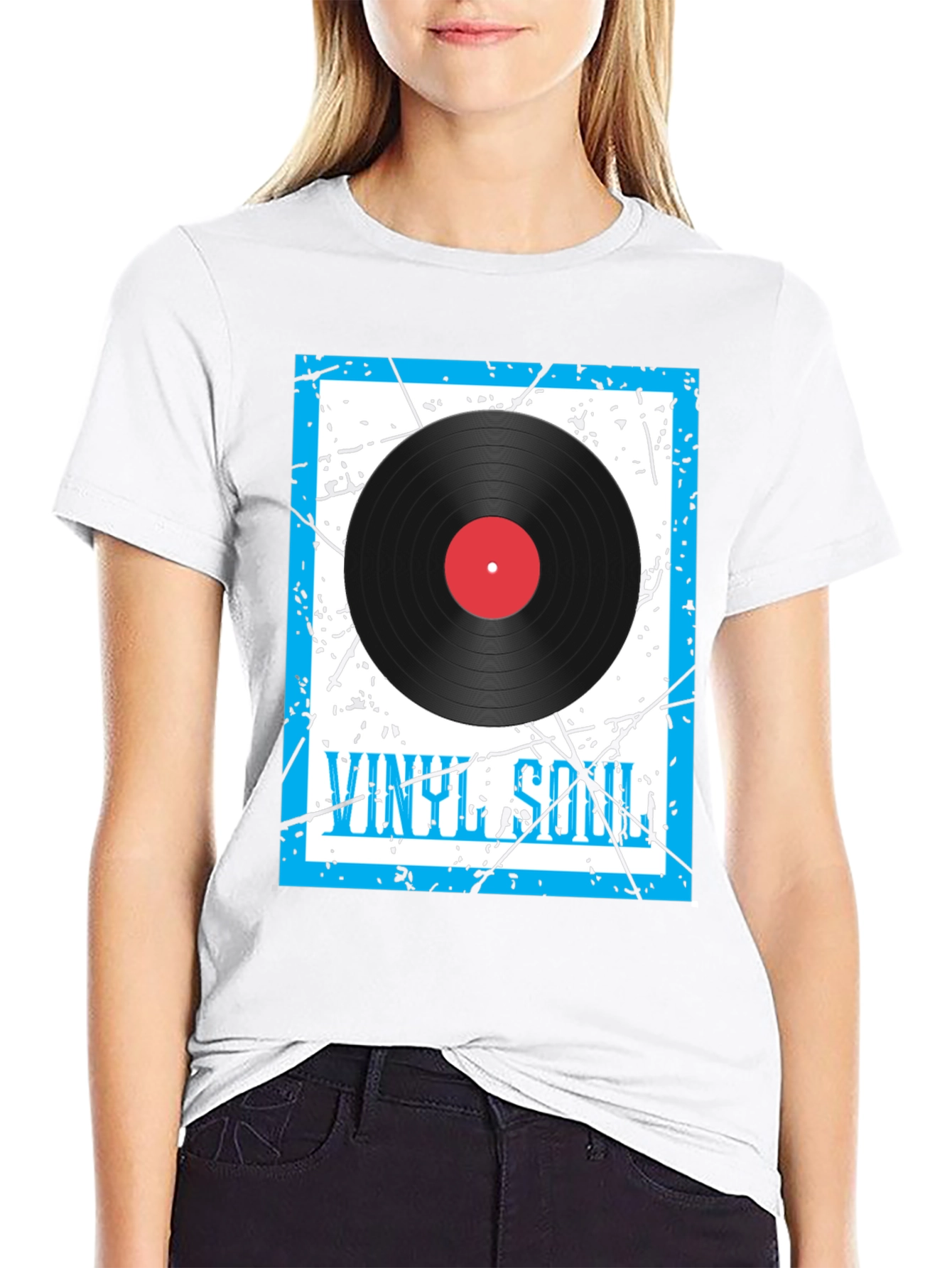 Vinyl Soul Graphic Tee - Music Lover T-Shirt