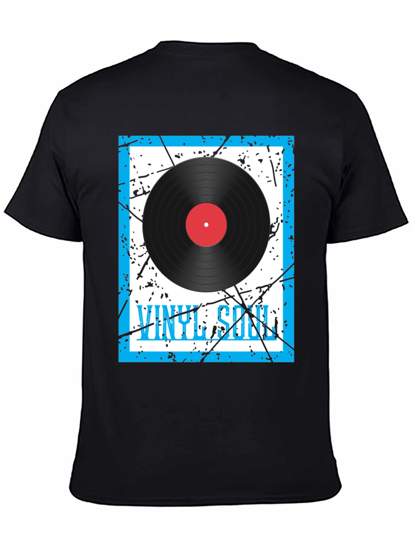 Vinyl Soul Graphic Tee - Music Lover T-Shirt