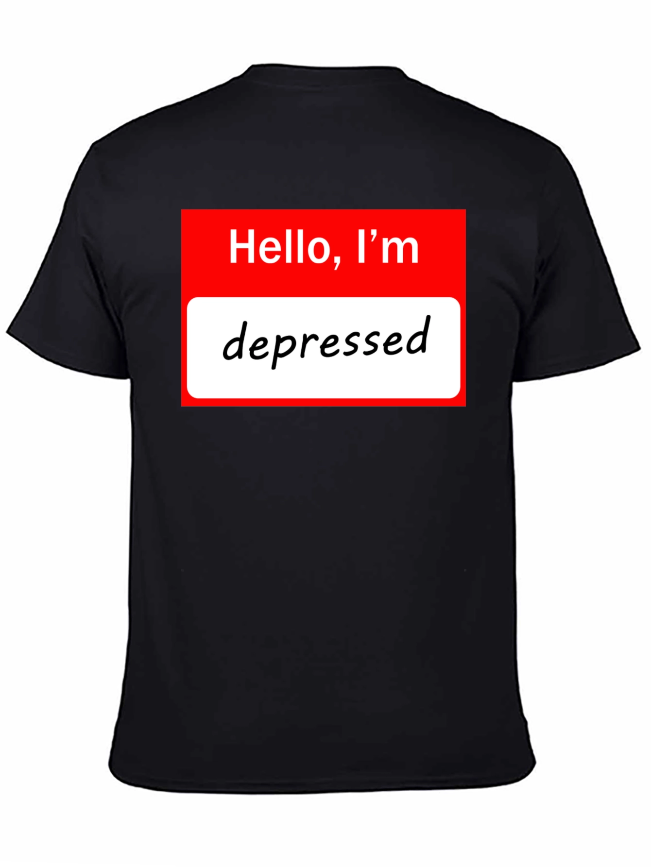 Depressed Intro T-Shirt: Funny Novelty Tee