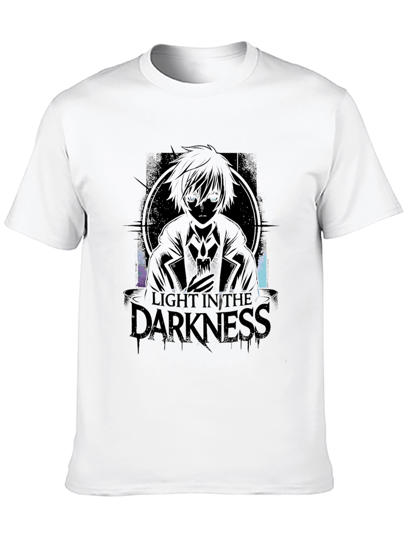 Anime Graphic Tee - Light in the Darkness