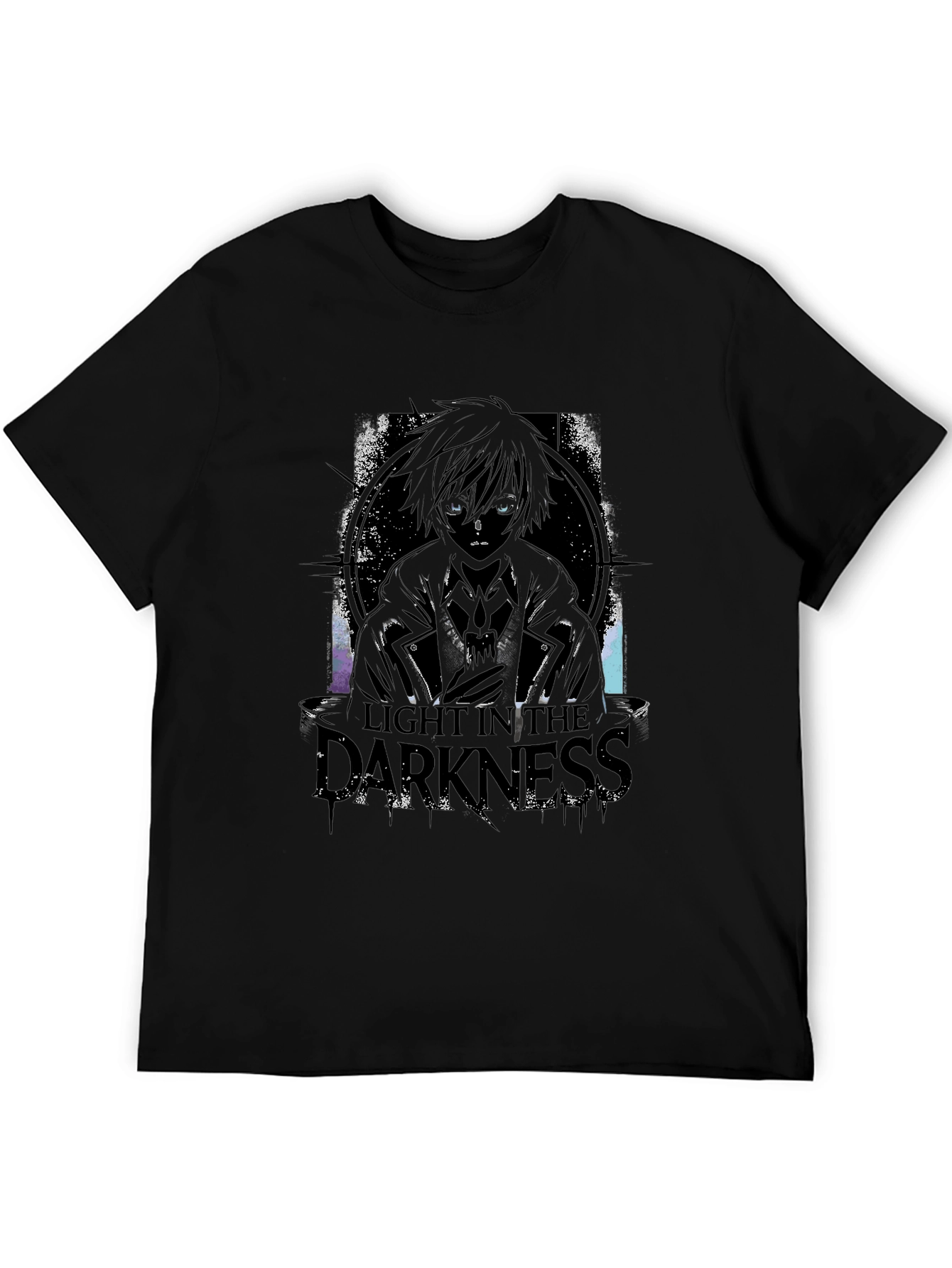 Anime Graphic Tee - Light in the Darkness