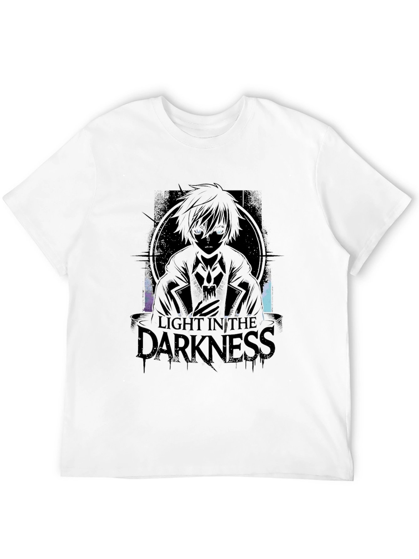 Anime Graphic Tee - Light in the Darkness