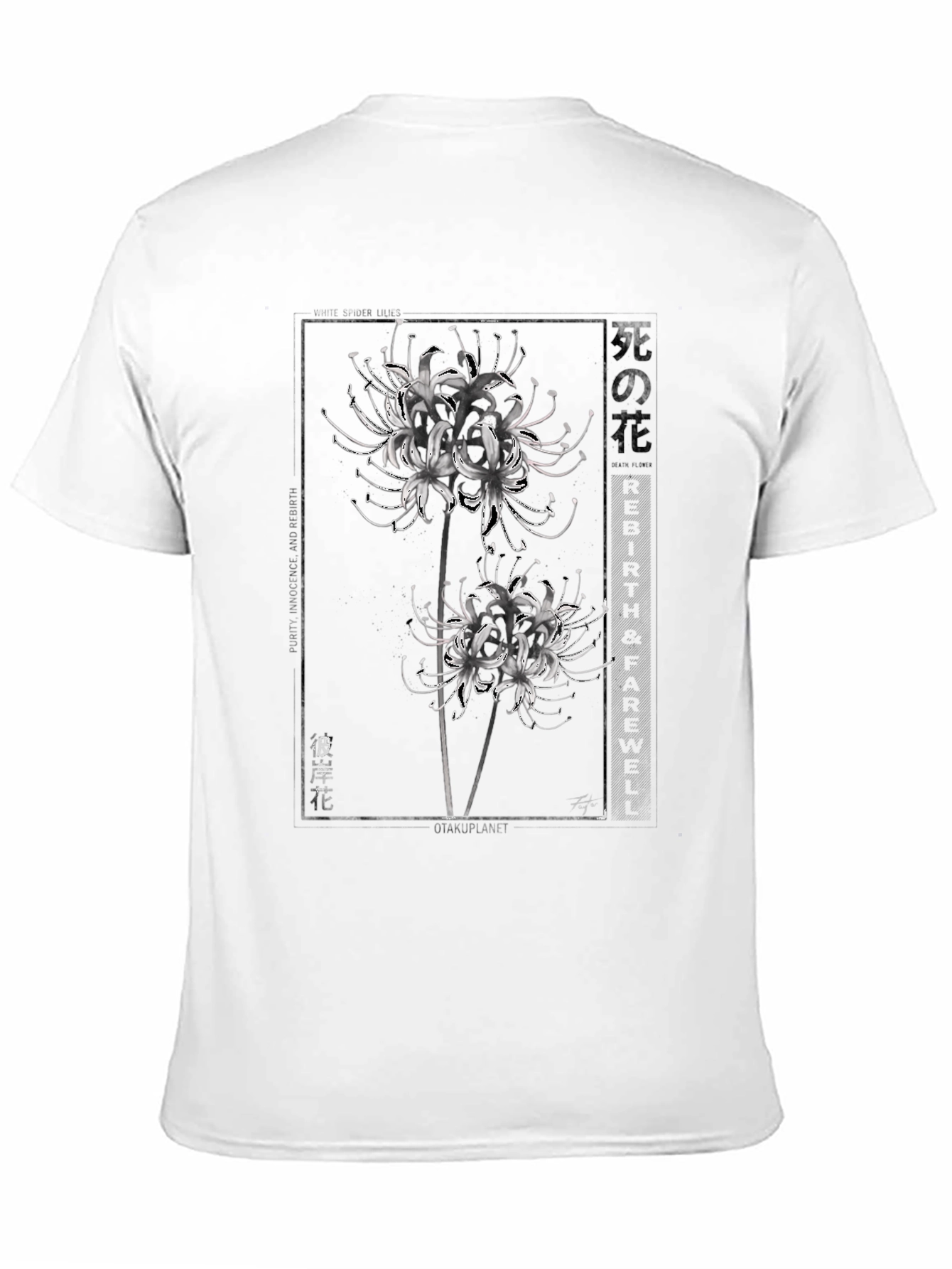 Floral Graphic T-Shirt - Black