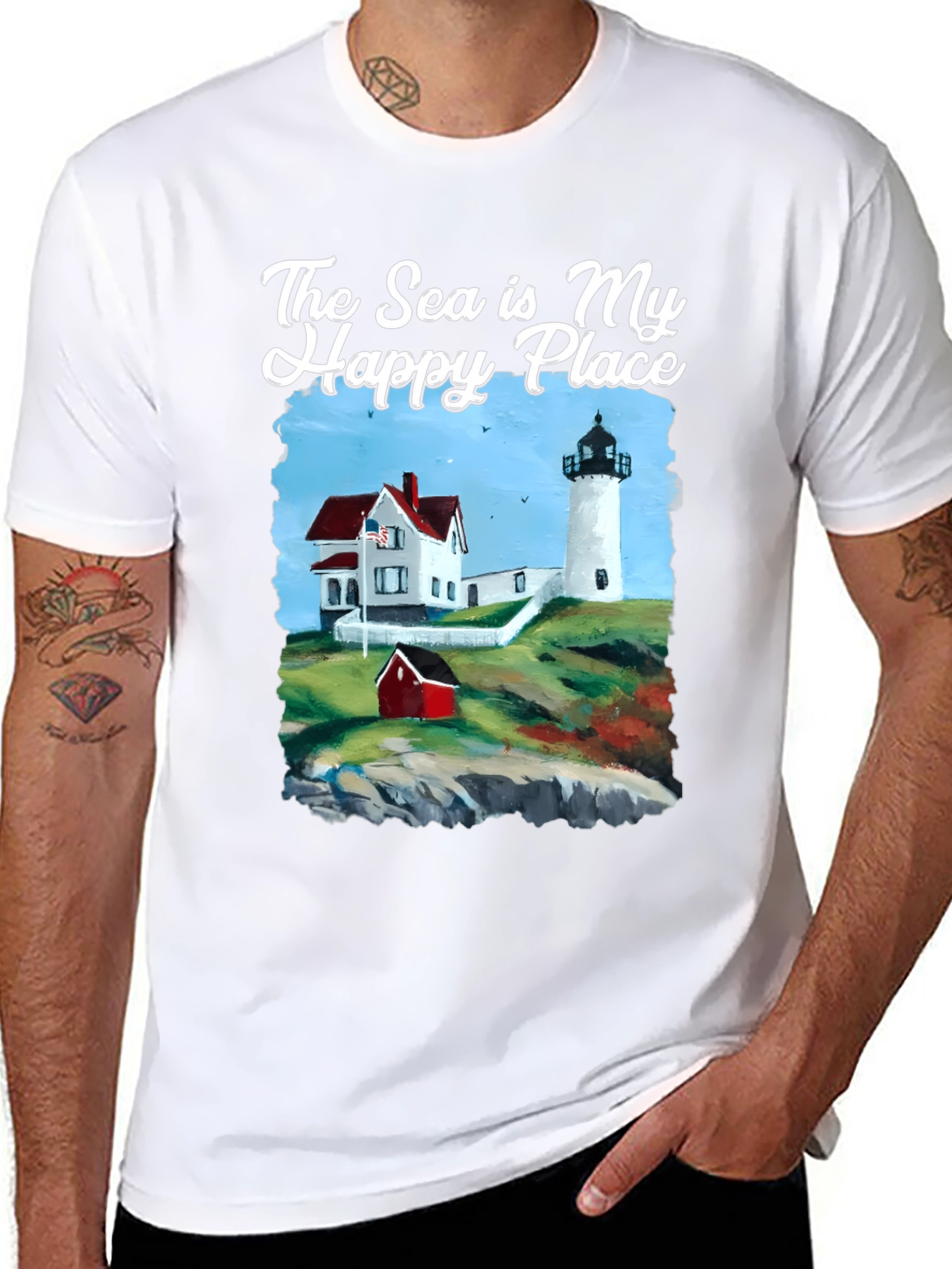 The Sea is My Happy Place T-Shirt
