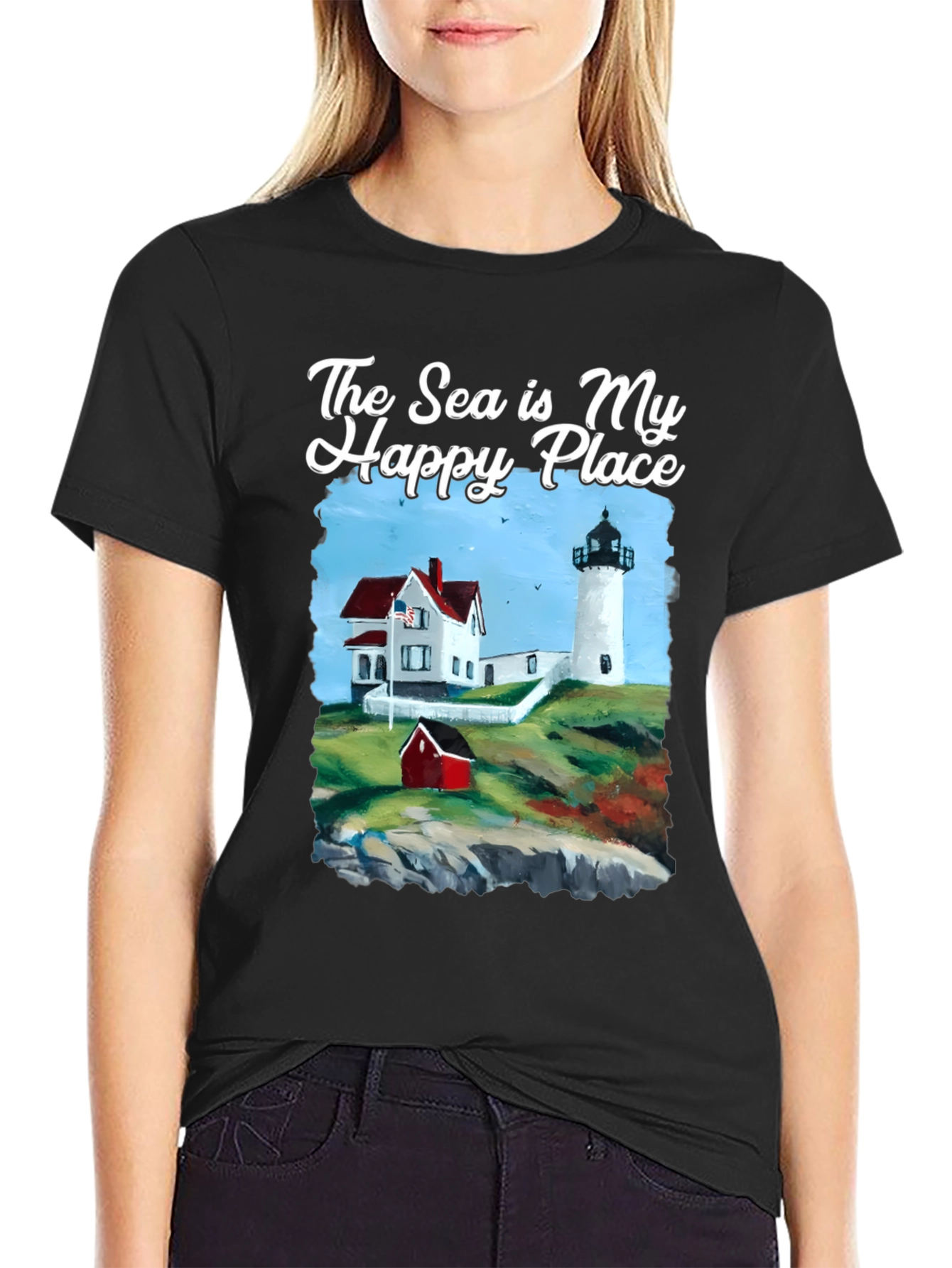 The Sea is My Happy Place T-Shirt