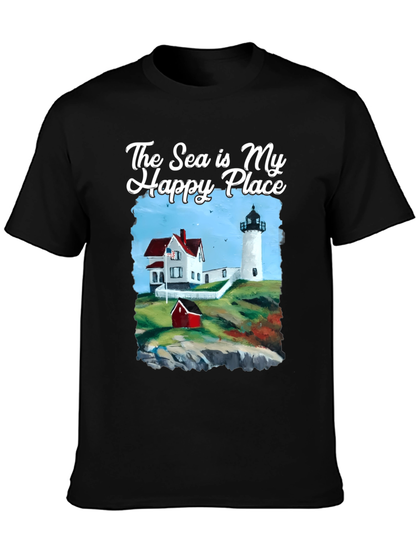 The Sea is My Happy Place T-Shirt