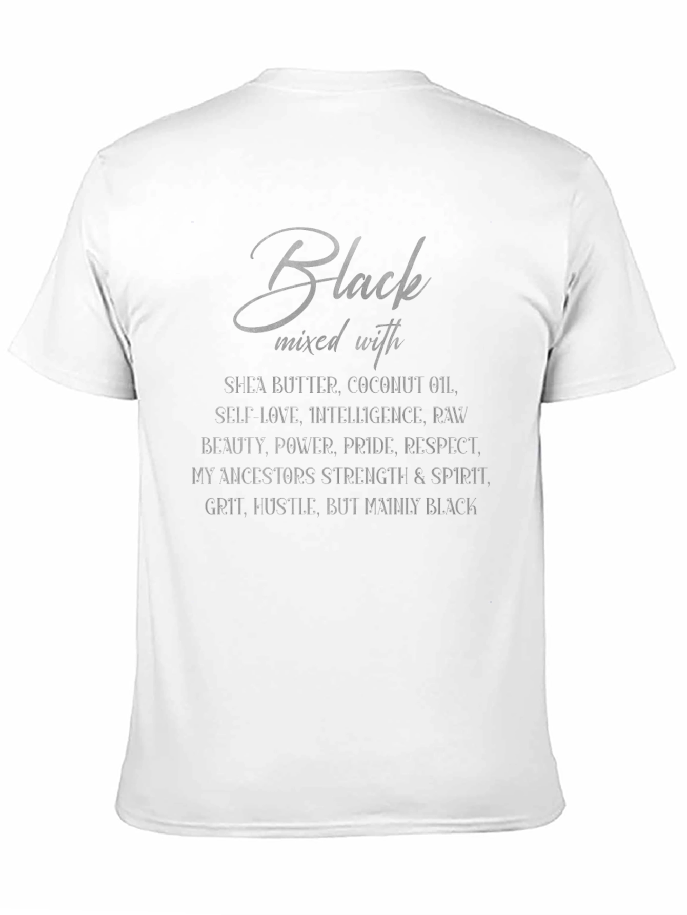 Black Mixed With T-Shirt