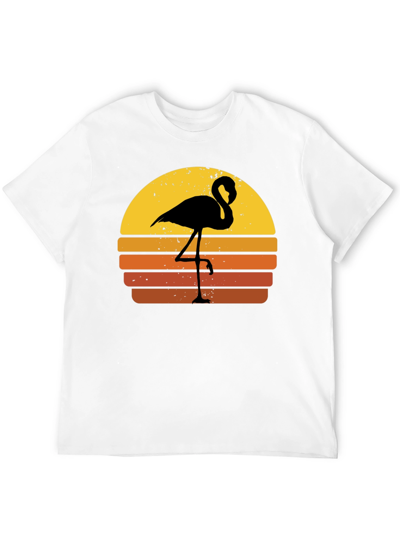 Retro Flamingo Sunset Graphic Tee