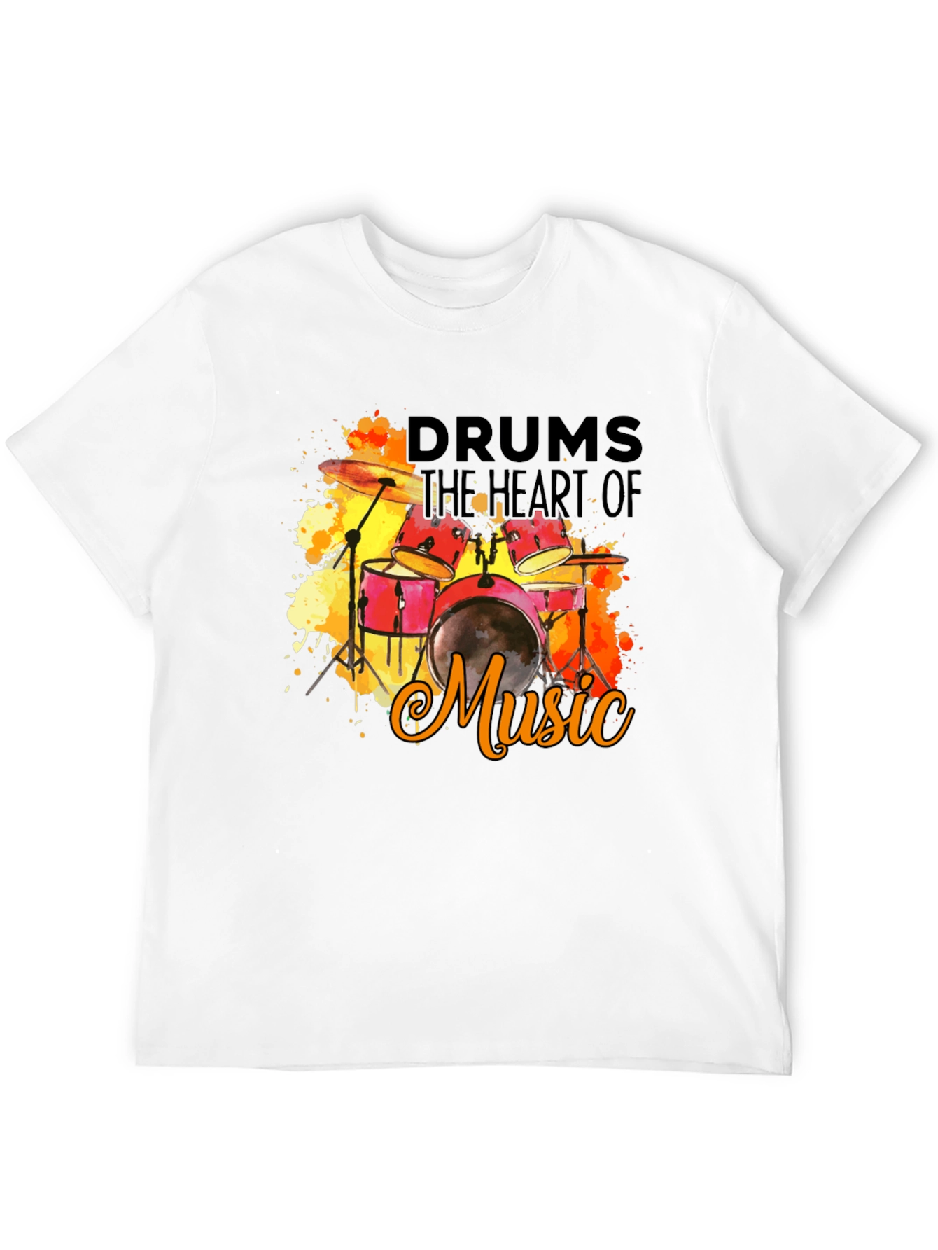 Drums the Heart of Music T-Shirt