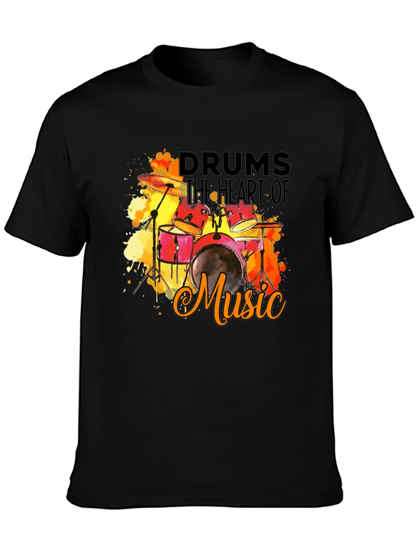 Drums the Heart of Music T-Shirt